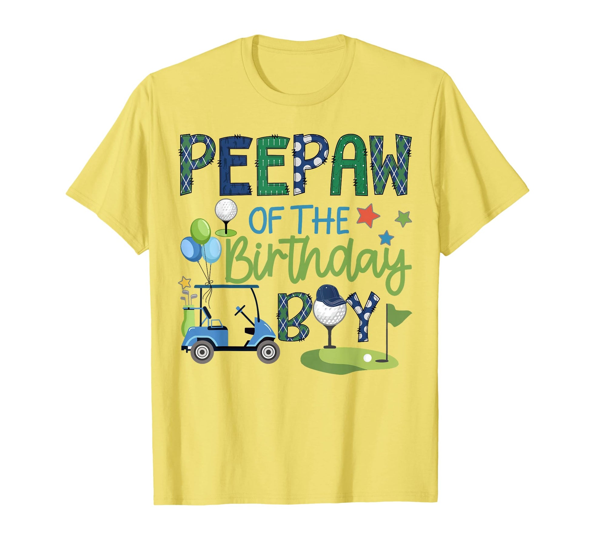 Peepaw Birthday Hole One Golf Sport T-Shirt - Trendy Graphic for Adults - T-Shirt, Sweatshirt, Hoodie