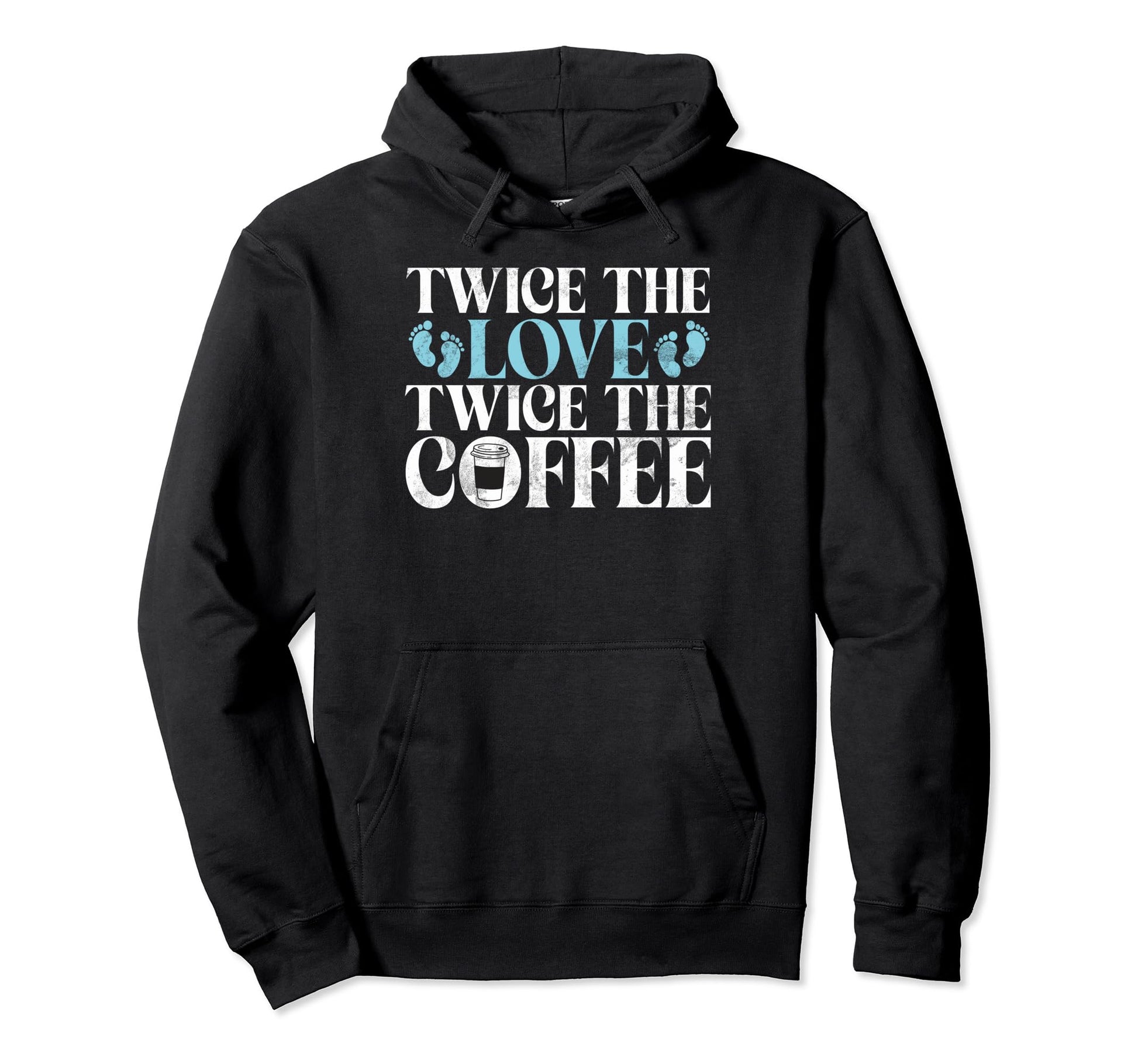 Twice Love Twice Coffee Lover Twin Dad Hoodie - Streetwear Style Unisex - T-Shirt, Sweatshirt, Hoodie