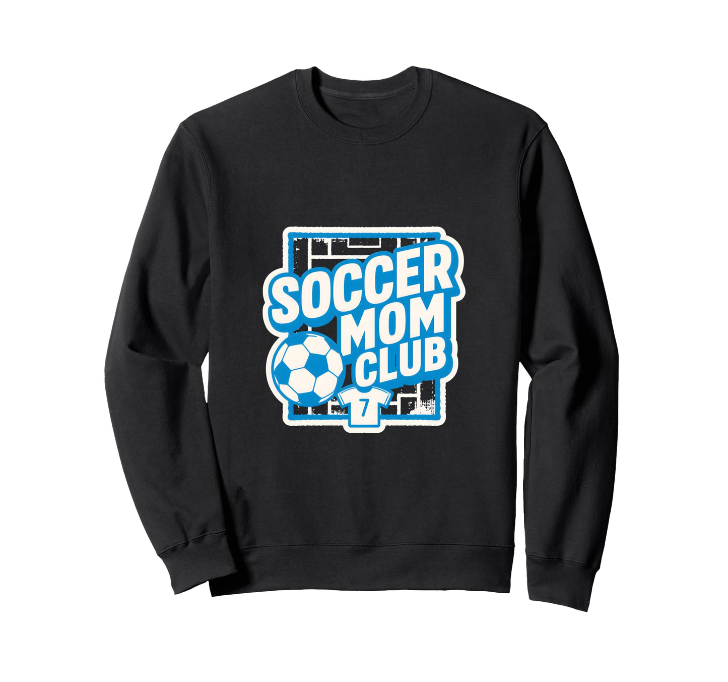 Soccer Mom Club Sideline Pride Soccer Sweatshirt - Graphic Print Men Women - T-Shirt, Sweatshirt, Hoodie