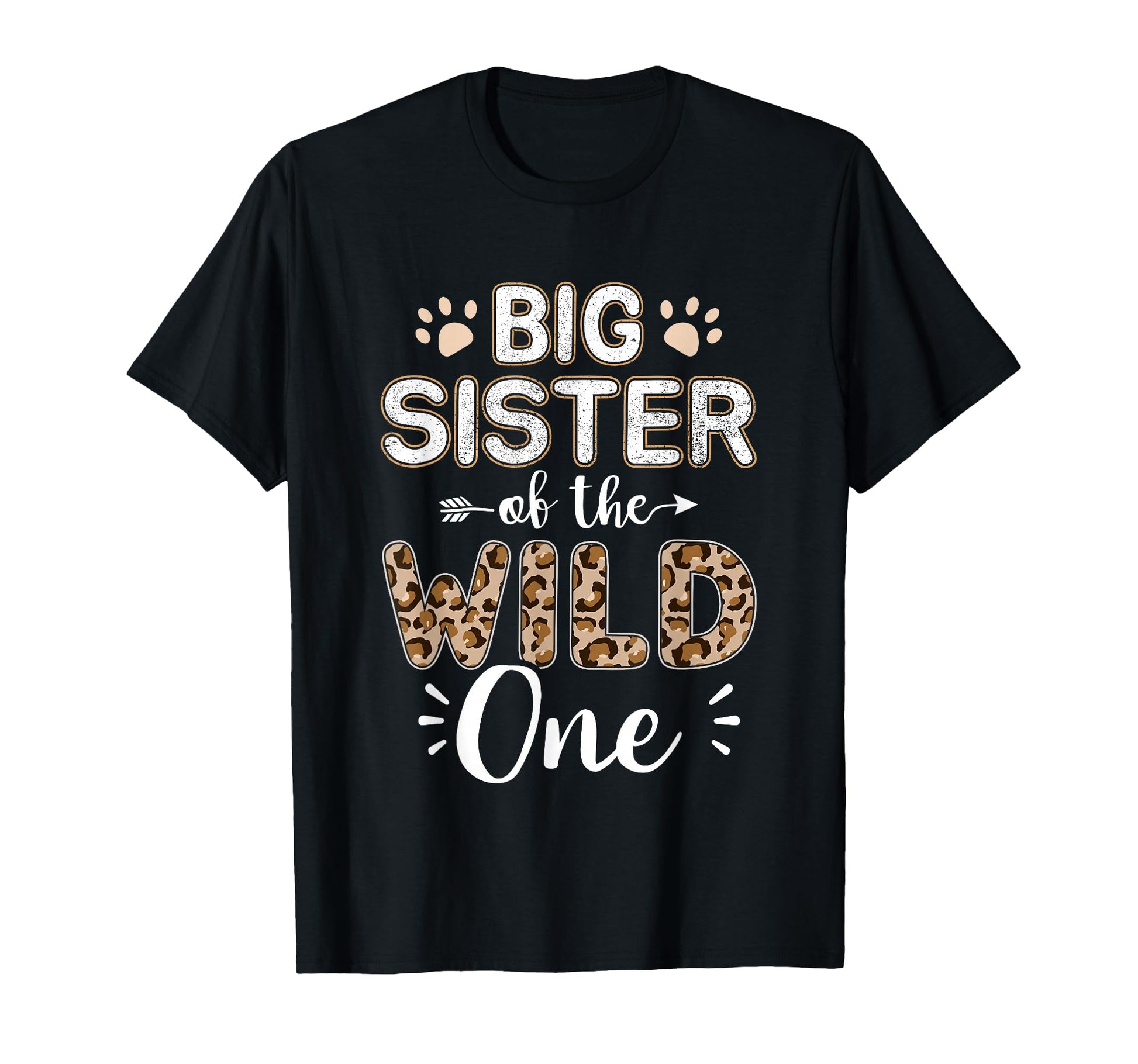Big Sister Wild One Birthday Matching T-Shirt - Graphic Print for Adults - T-Shirt, Sweatshirt, Hoodie