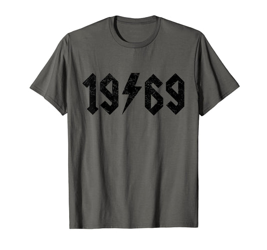 1969 Rock Band 52Nd Birthday 52 T-Shirt - Aesthetic Graphic for Adults - T-Shirt, Sweatshirt, Hoodie