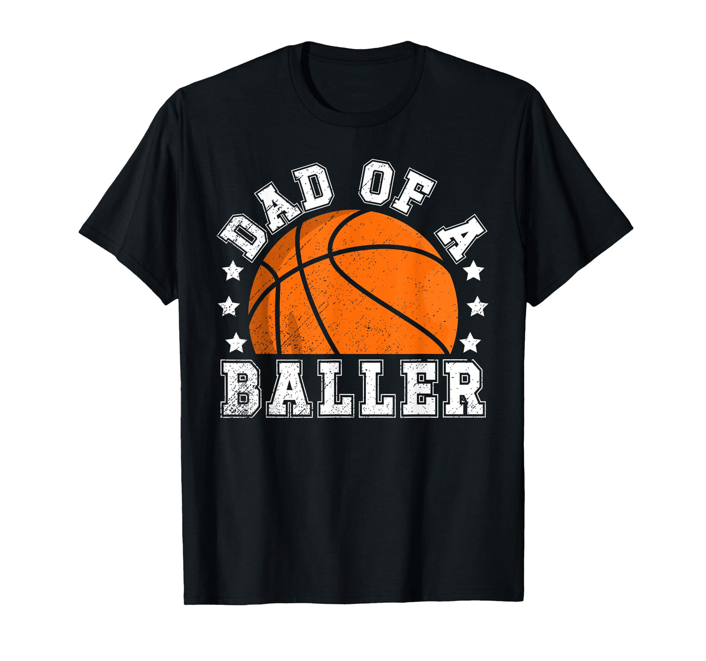 Dad Baller Basketball Dad T-Shirt - Fun Novelty Design for Adults - T-Shirt, Sweatshirt, Hoodie