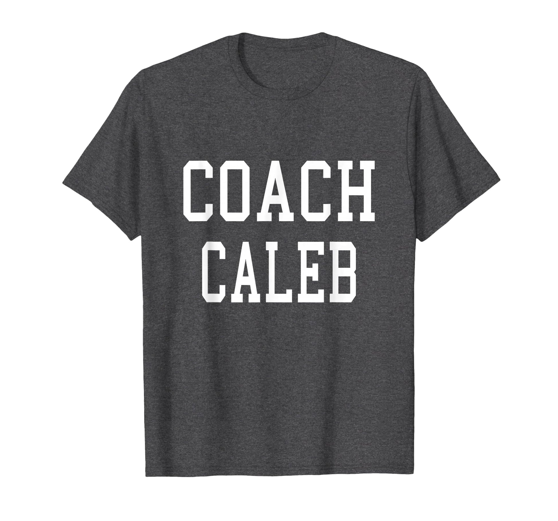 Coach Caleb Custom Football Soccer T-Shirt - Unique Graphic for Adults - T-Shirt, Sweatshirt, Hoodie