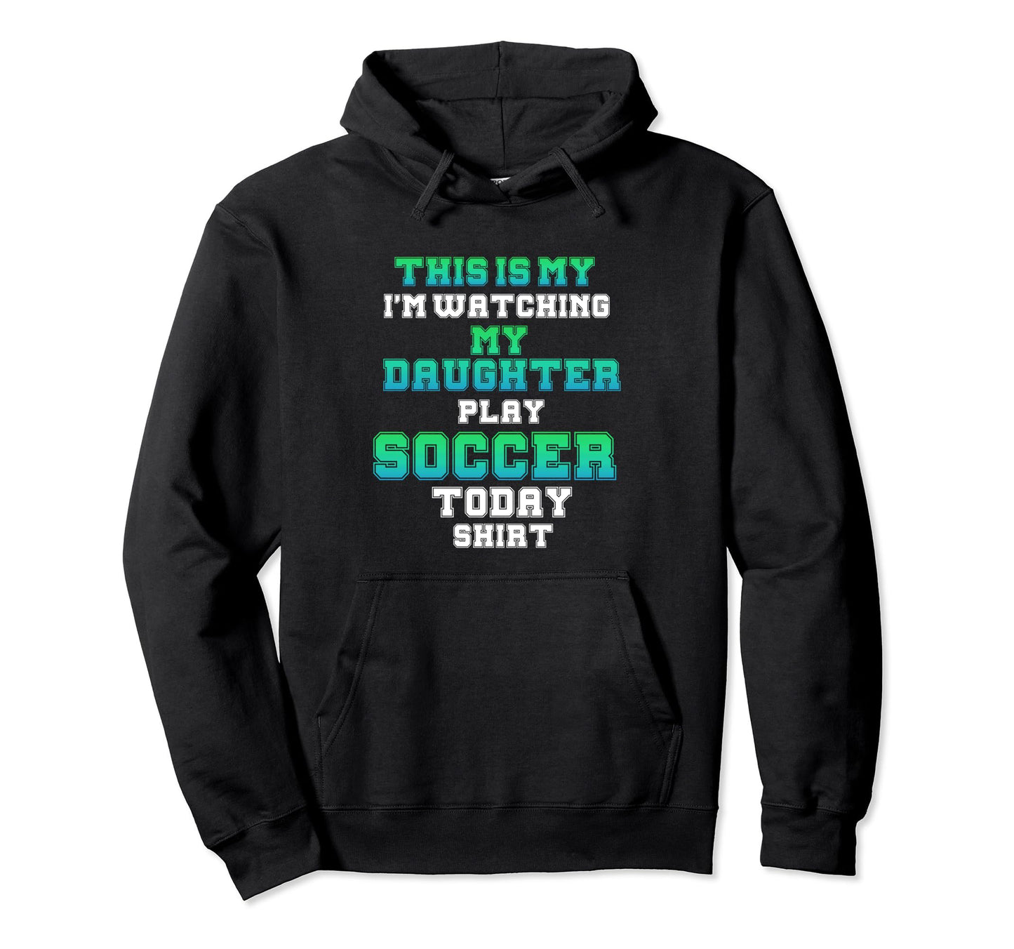 Proud Soccer Parents Mom Dad Hoodie - Fun Novelty Design for Adults - T-Shirt, Sweatshirt, Hoodie