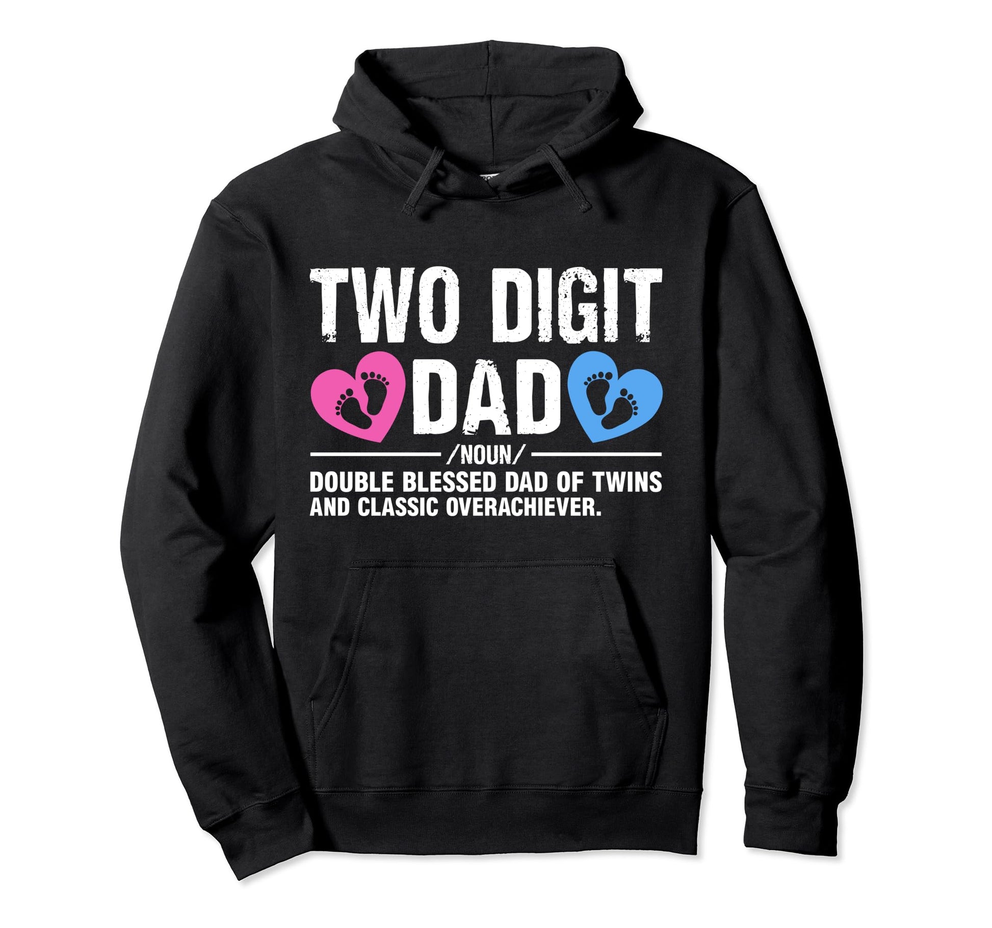Twin Dad Hoodie - Graphic Print for Adults - T-Shirt, Sweatshirt, Hoodie