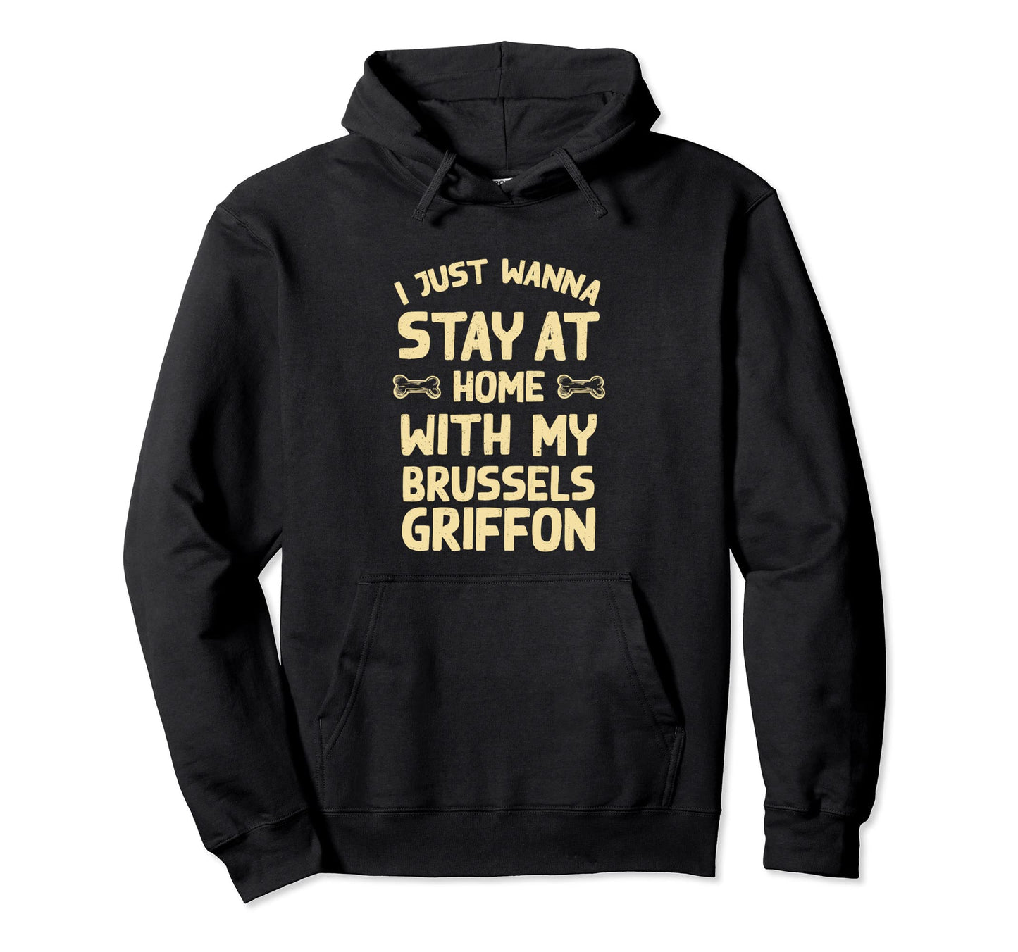 Stay Home My Chinese Crested Funny Dog Dad Hoodie - Graphic Print Unisex - T-Shirt, Sweatshirt, Hoodie