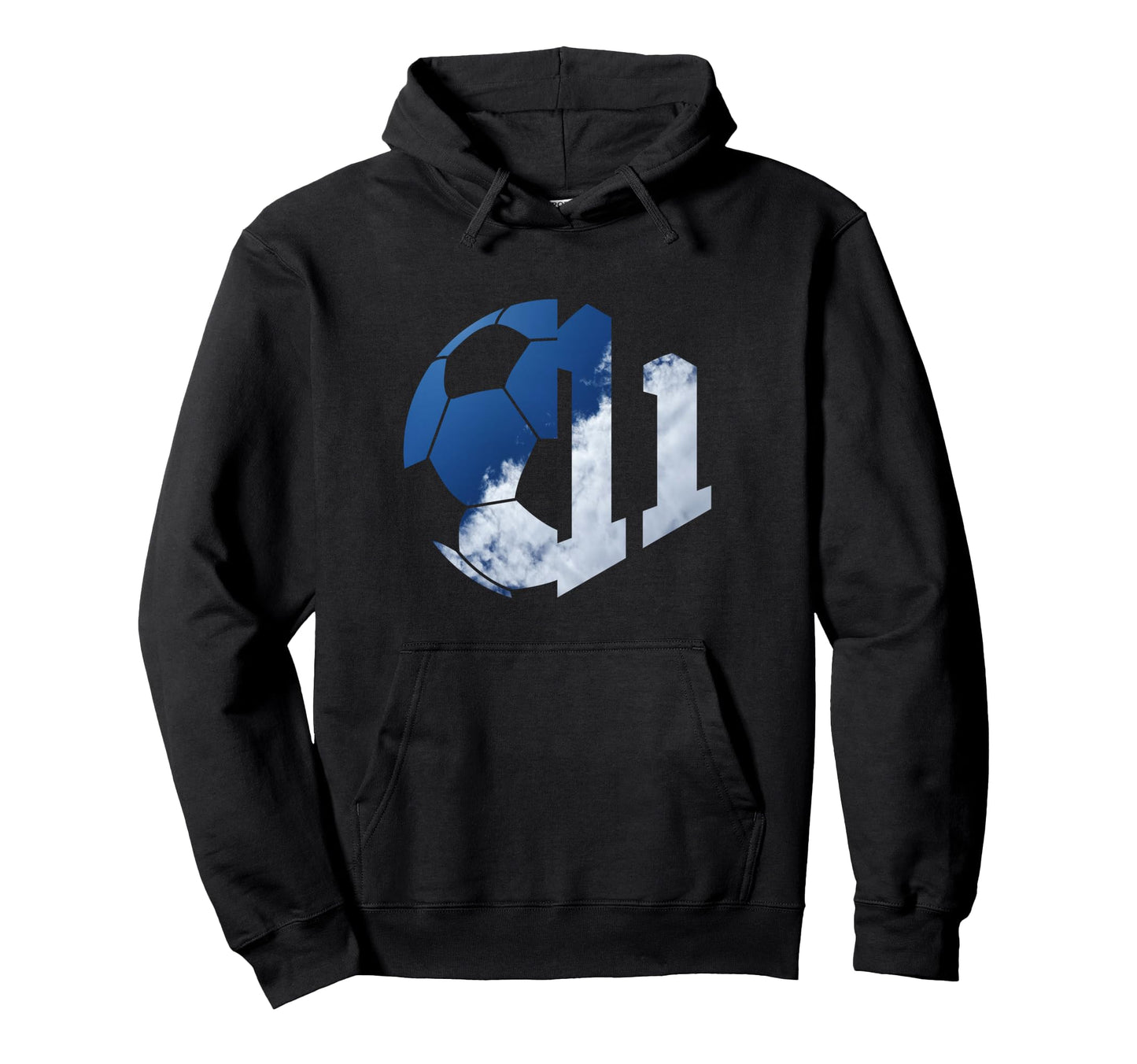 Number 11 Years Soccer 11Th Birthday Hoodie - Streetwear Style for Adults - T-Shirt, Sweatshirt, Hoodie