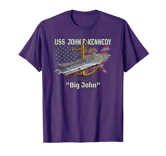 Aircraft Carrier Uss John F Kennedy T-Shirt - Streetwear Style Men Women - T-Shirt, Sweatshirt, Hoodie
