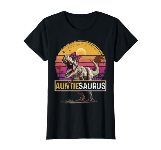 Auntiesaurus T Rex Dinosaur Aunt T-Shirt - Unique Graphic for Adults - T-Shirt, Sweatshirt, Hoodie