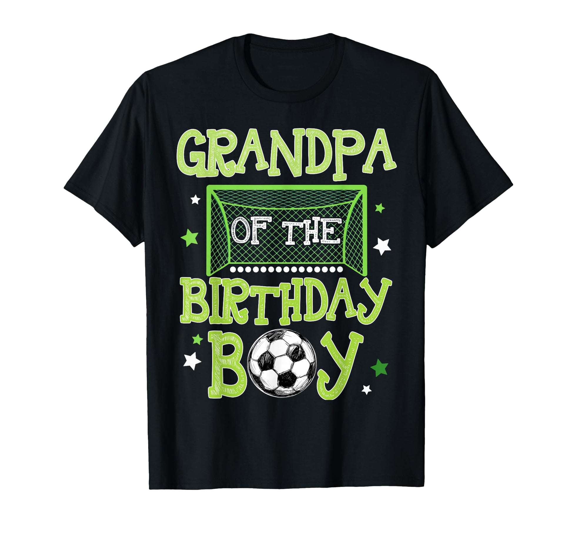 Grandpa Birthday Soccer Family T-Shirt - Minimalist Print Men Women - T-Shirt, Sweatshirt, Hoodie