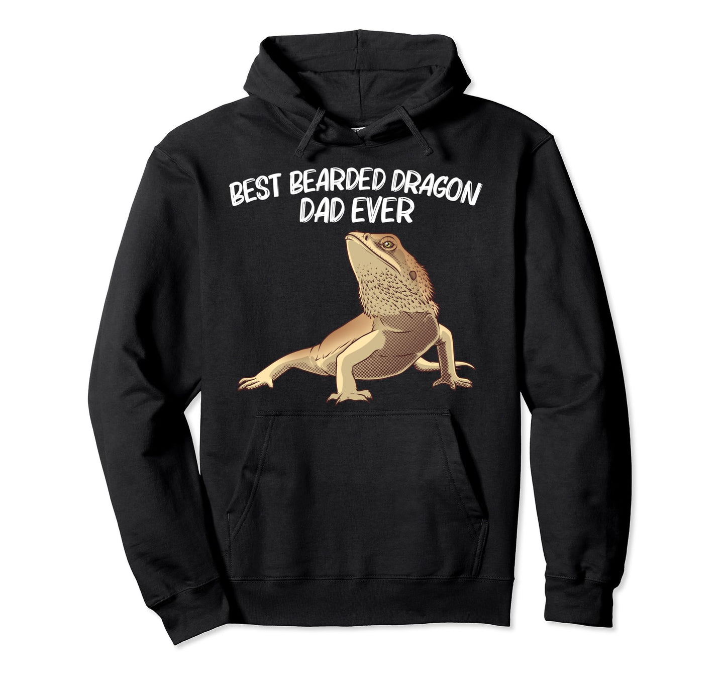 Funny Bearded Dragon Dad Father Hoodie - Casual Everyday Wear Unisex - T-Shirt, Sweatshirt, Hoodie