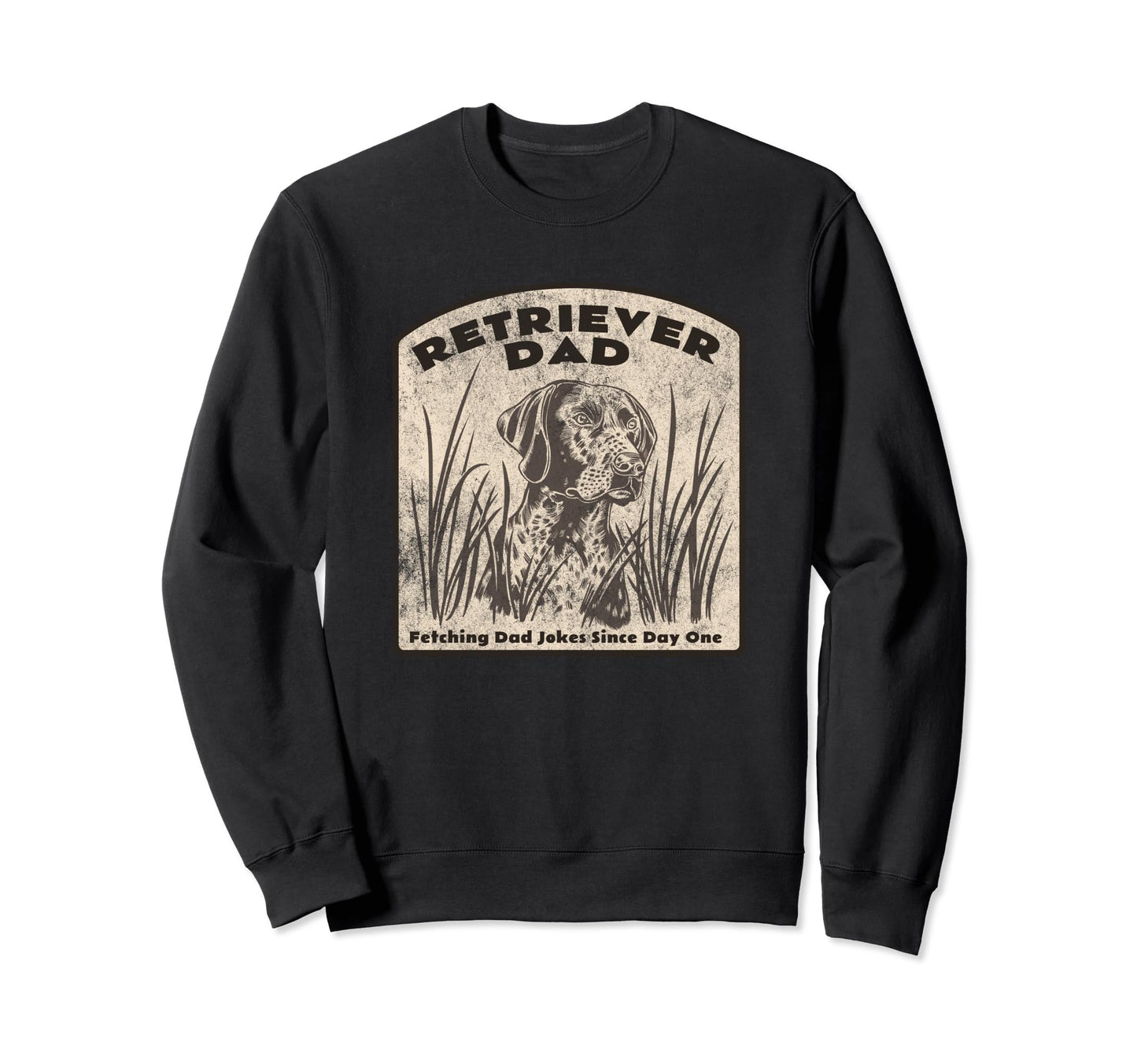 Retriever Dad Bird Dog Hunting Sweatshirt - Graphic Print Men Women - T-Shirt, Sweatshirt, Hoodie