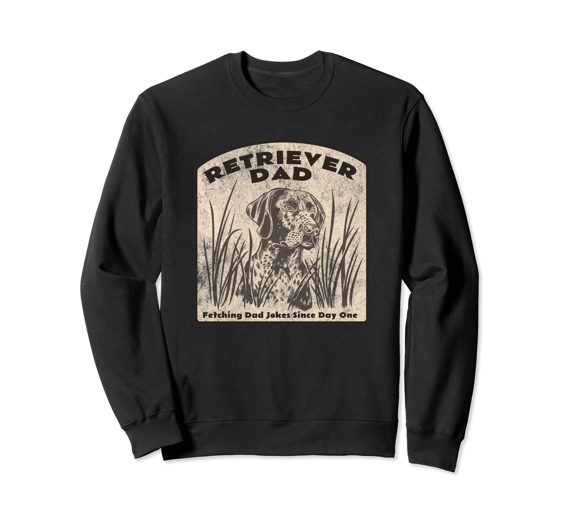Retriever Dad Bird Dog Hunting Sweatshirt - Graphic Print Men Women - T-Shirt, Sweatshirt, Hoodie