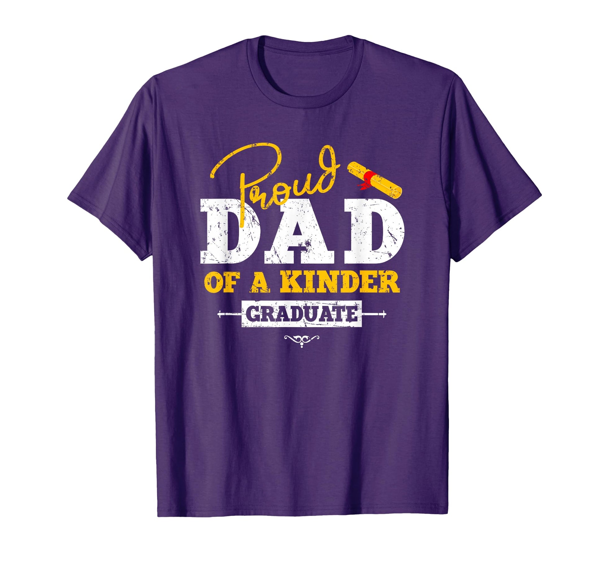 Proud Dad Kinder Graduate Graduation T-Shirt - Custom Art Print Men Women - T-Shirt, Sweatshirt, Hoodie