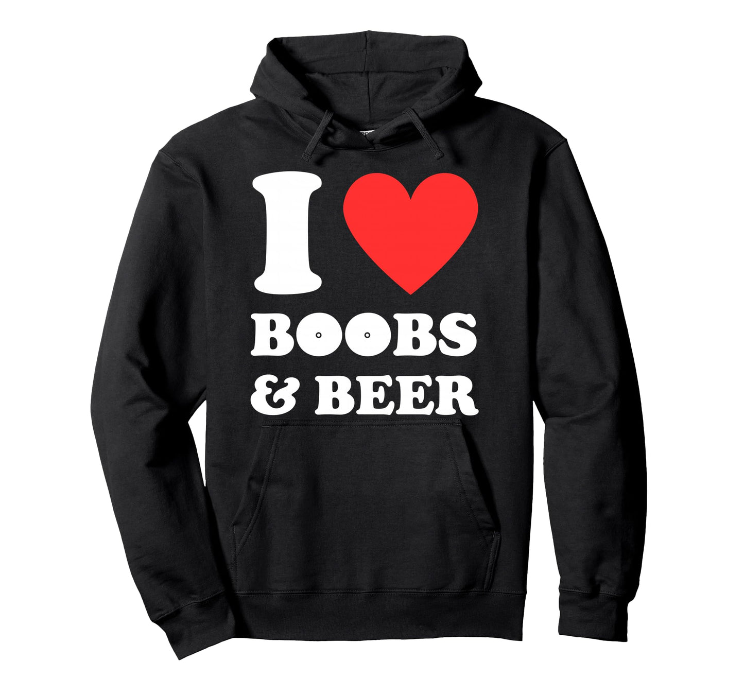 I Love Heart Boobs And Beer Trucking Trucker Hoodie - Graphic Print Unisex - T-Shirt, Sweatshirt, Hoodie