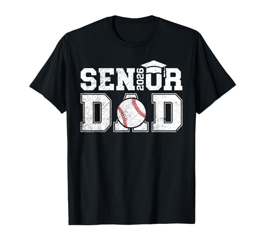 Baseball Senior Dad Senior Baseball T-Shirt - Custom Art Print Men Women - T-Shirt, Sweatshirt, Hoodie