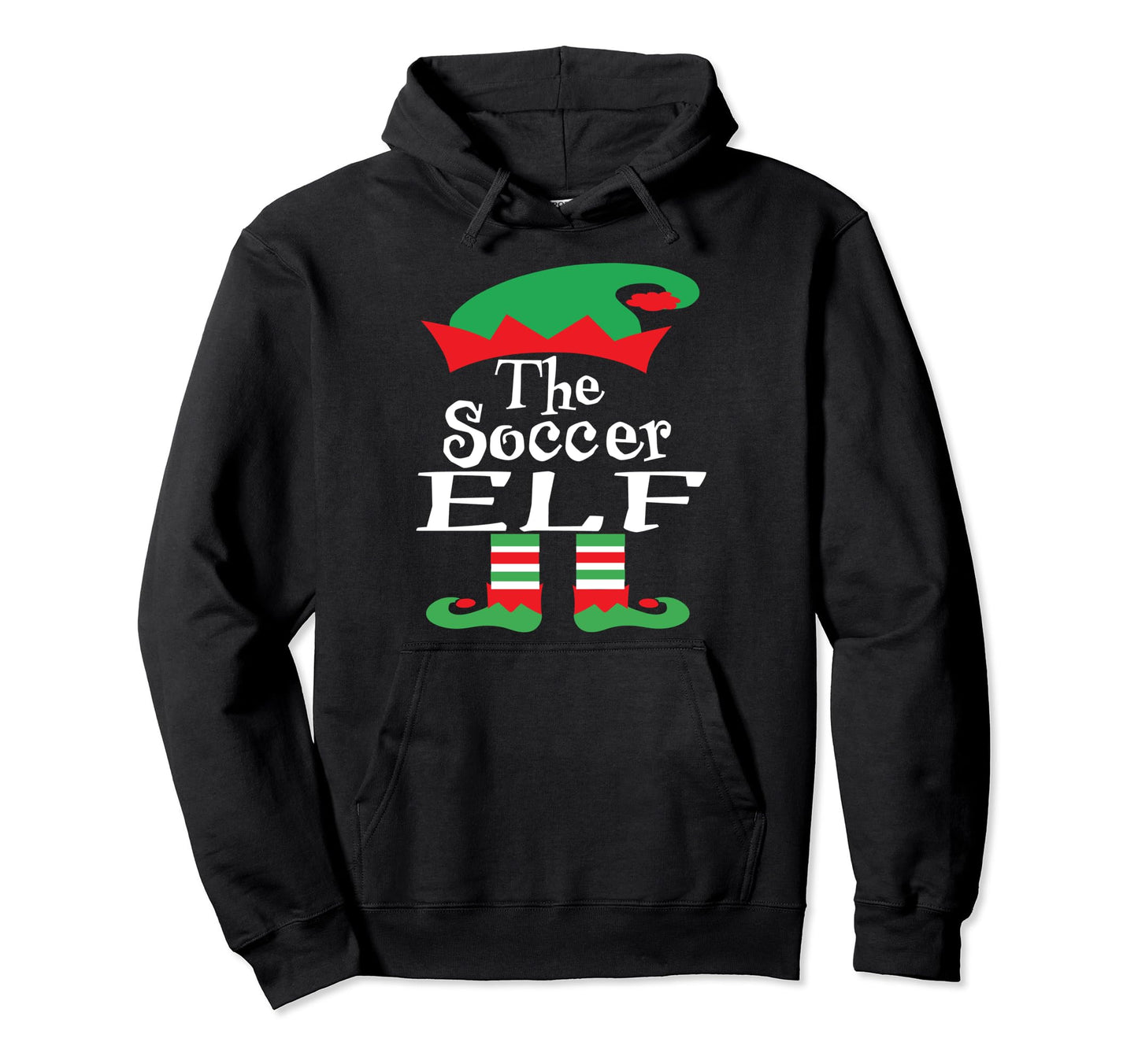 Funny Soccer Elf Sport Athlete Teens Gifts Hoodie - Minimalist Print Unisex - T-Shirt, Sweatshirt, Hoodie