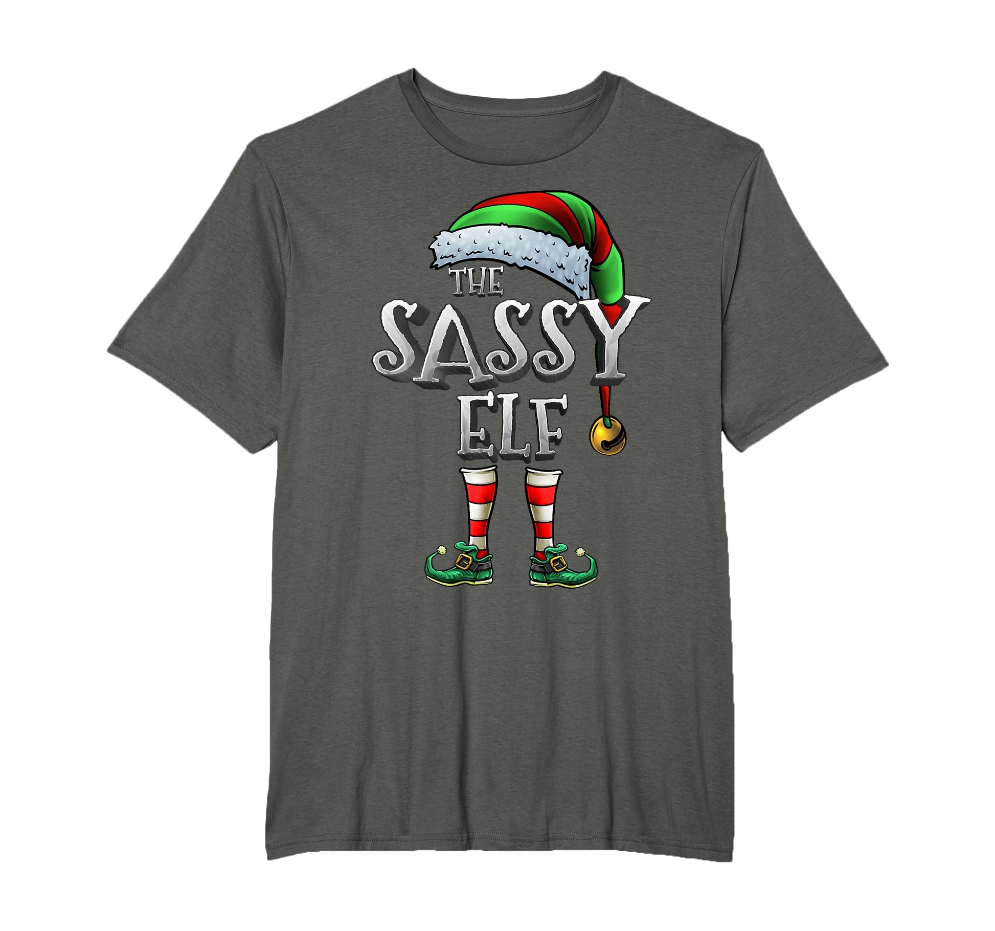 Sassy Elf Matching Family Funny Elf T-Shirt - Aesthetic Graphic Men Women - T-Shirt, Sweatshirt, Hoodie