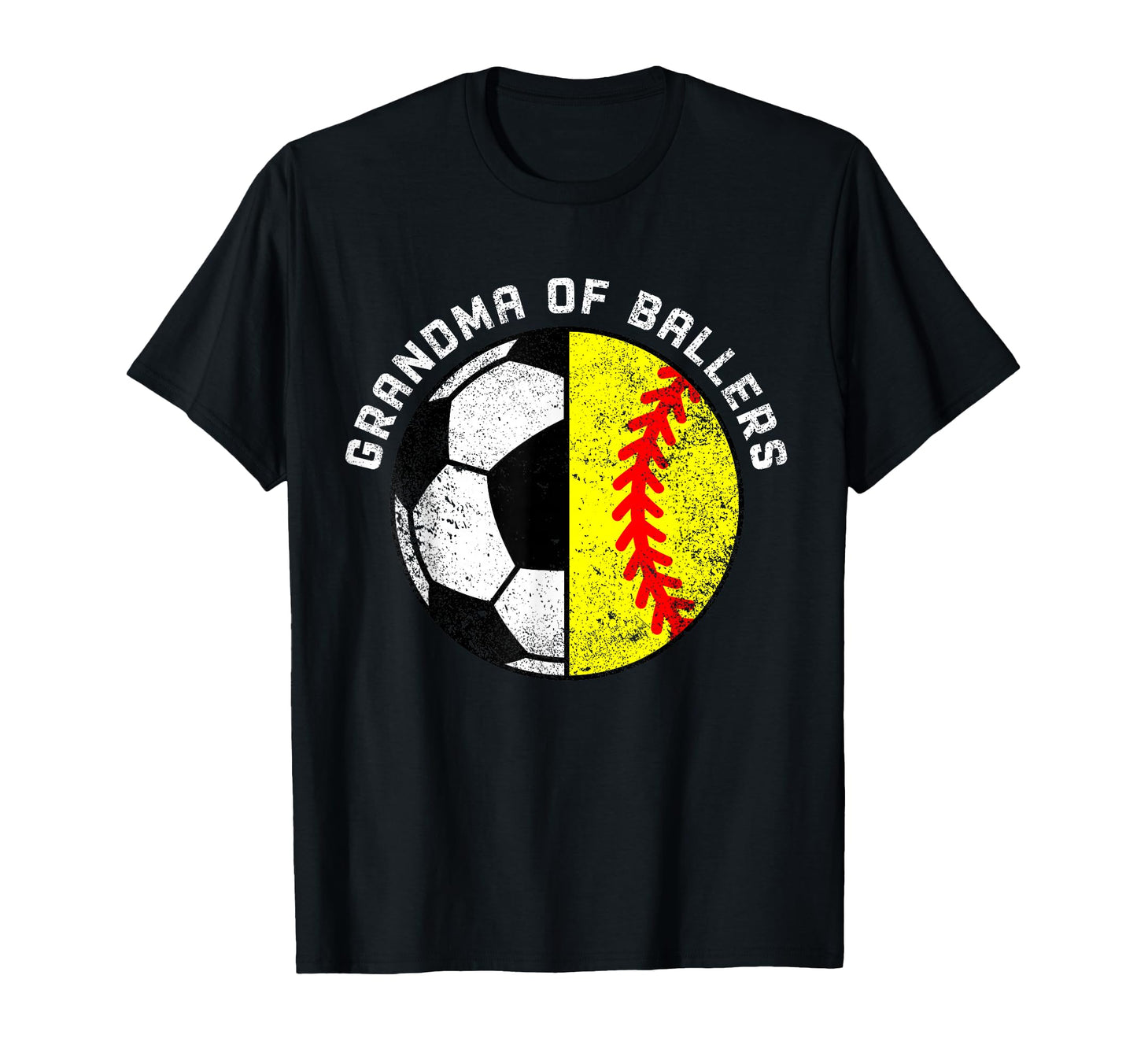 Grandma Ballers Funny Soccer T-Shirt - Fun Novelty Design for Adults - T-Shirt, Sweatshirt, Hoodie