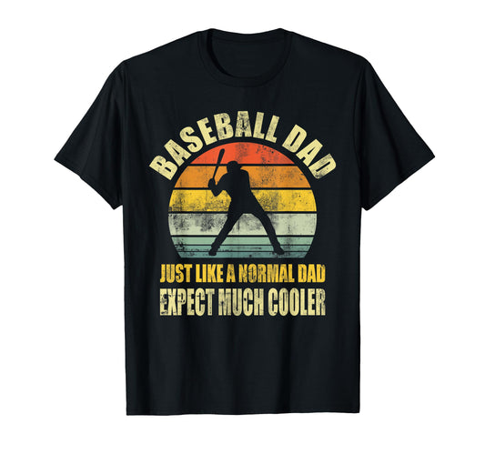 Baseball Dad Funny Father Fathers Day T-Shirt - Aesthetic Graphic Men Women - T-Shirt, Sweatshirt, Hoodie