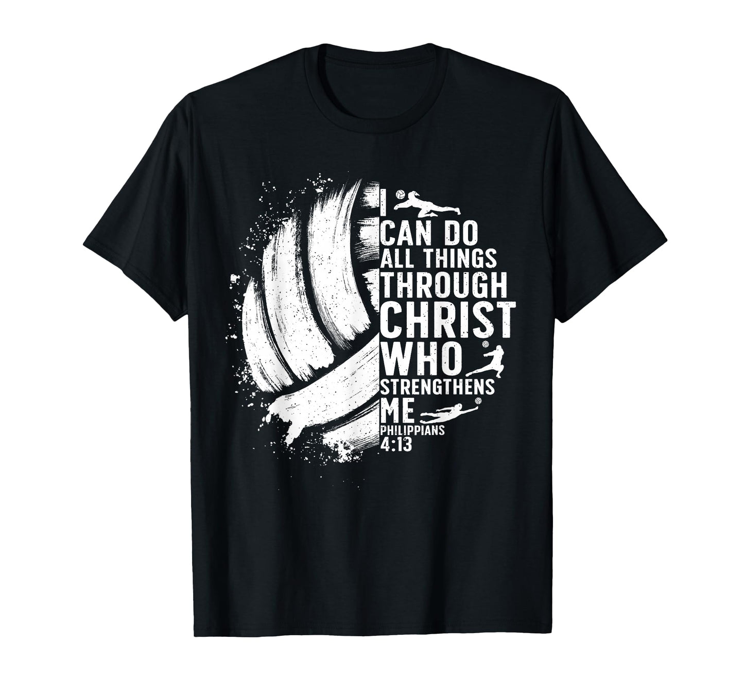 Funny Volleyball Christian T-Shirt - Custom Art Print Men Women - T-Shirt, Sweatshirt, Hoodie