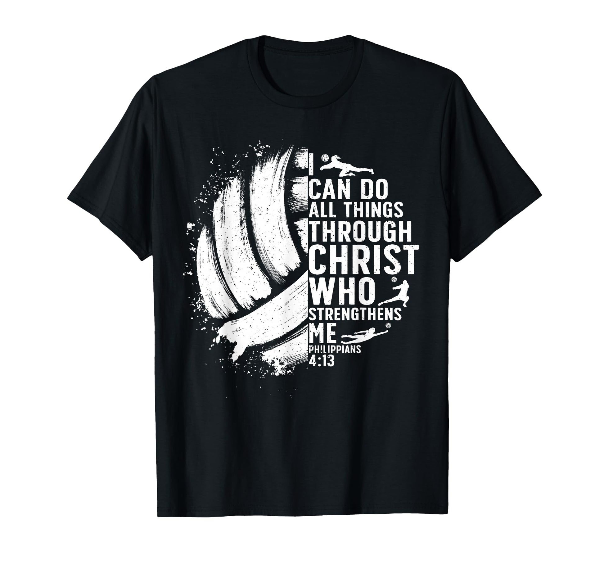 Funny Volleyball Christian T-Shirt - Custom Art Print Men Women - T-Shirt, Sweatshirt, Hoodie