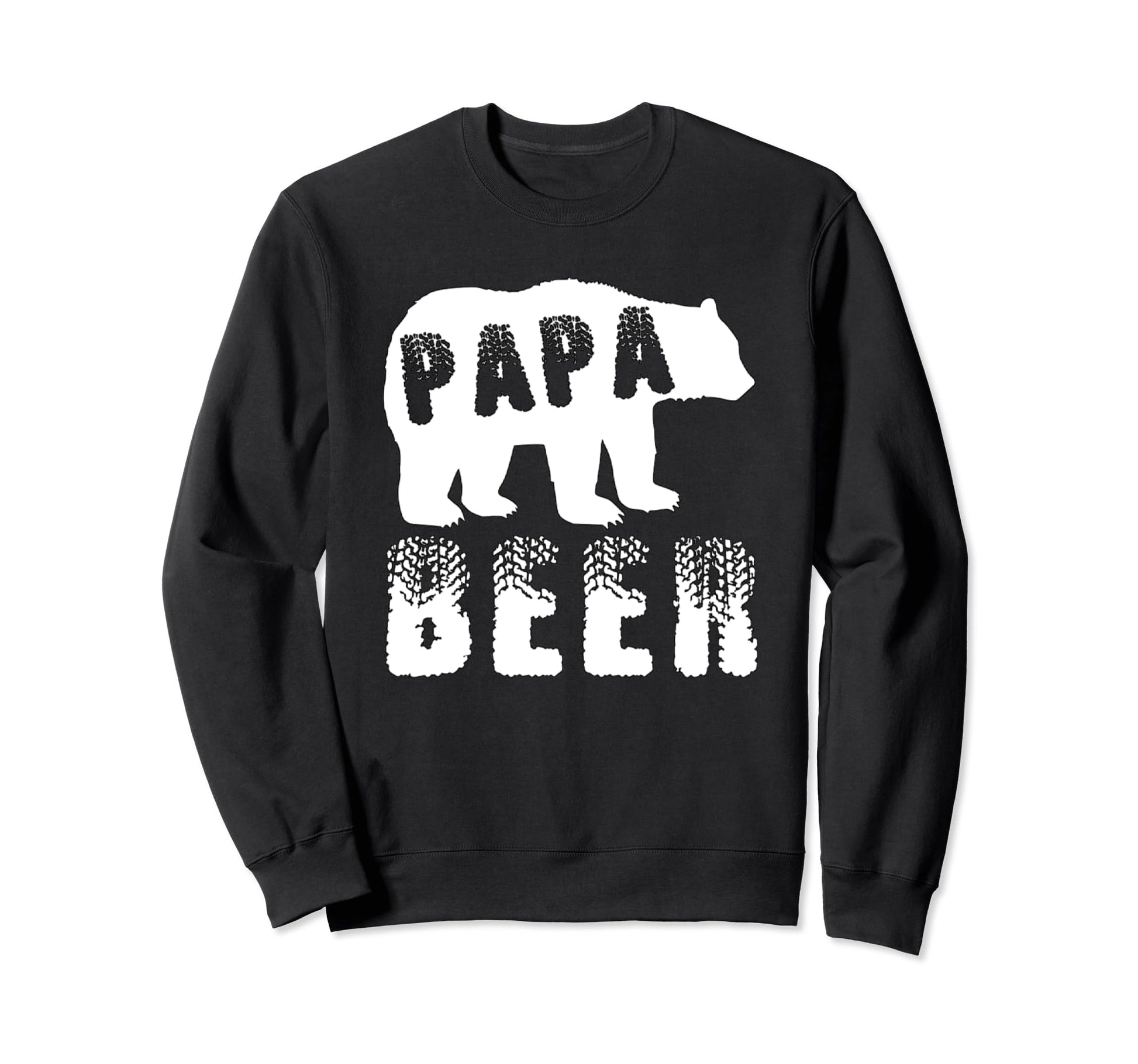 Papa Beer Bear Best Dad Funny Dad Sweatshirt - Novelty Apparel for Adults - T-Shirt, Sweatshirt, Hoodie