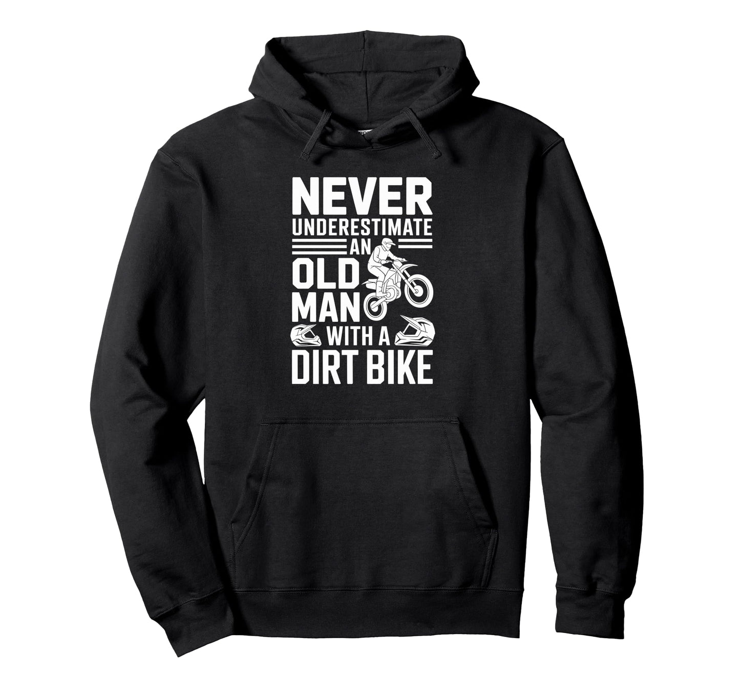 Motorcycle Rider Loves Hitting Dirt Track Hoodie - Graphic Print Men Women - T-Shirt, Sweatshirt, Hoodie