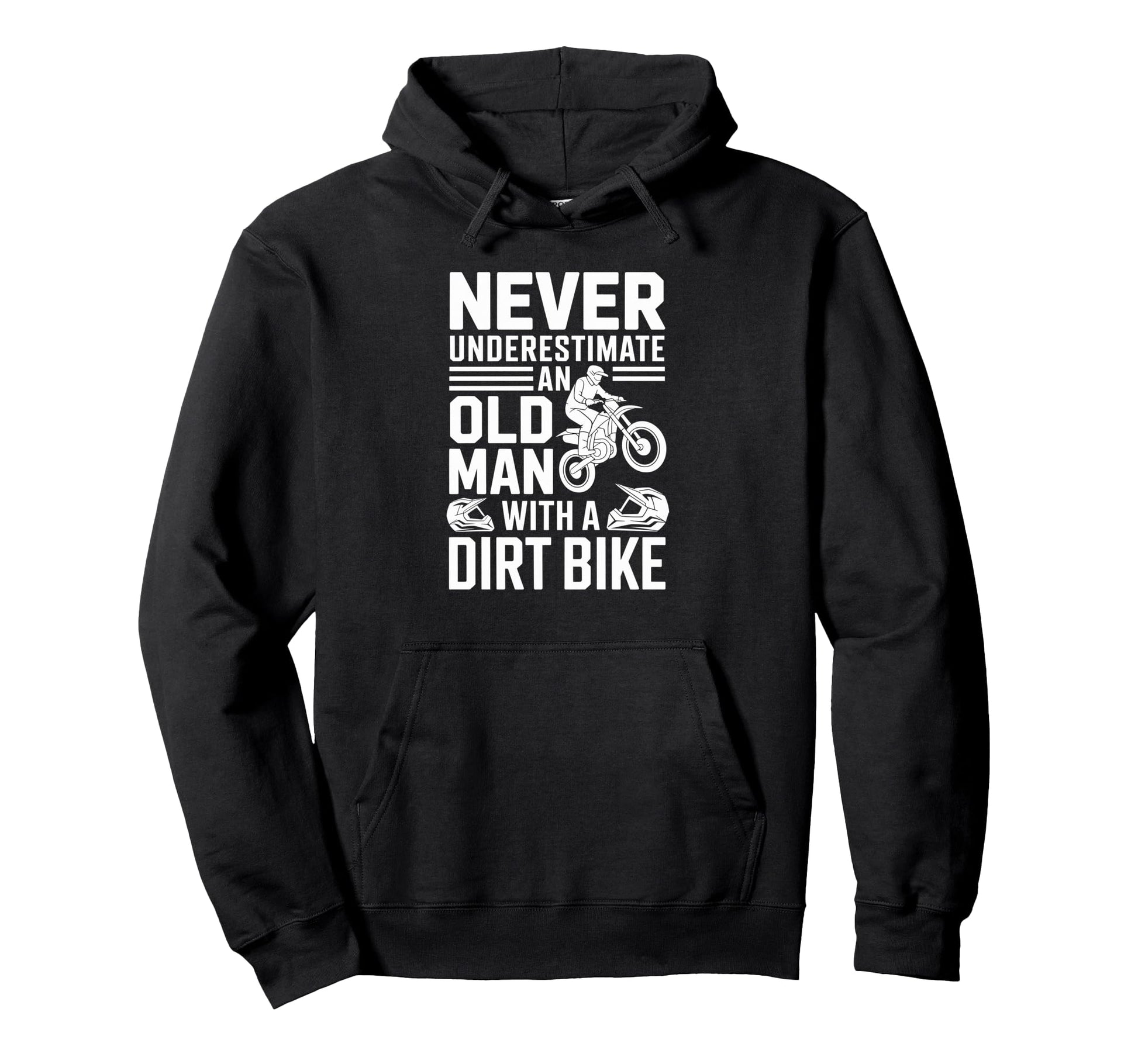 Motorcycle Rider Loves Hitting Dirt Track Hoodie - Graphic Print Men Women - T-Shirt, Sweatshirt, Hoodie