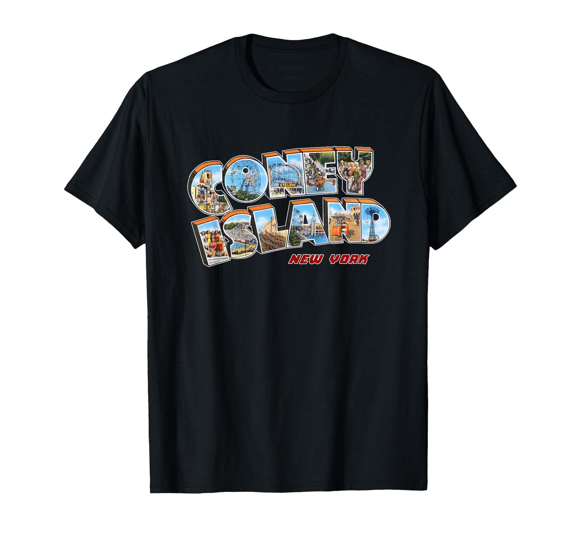 Coney Island New York City Ny Souvenir T-Shirt - Minimalist Print Men Women - T-Shirt, Sweatshirt, Hoodie