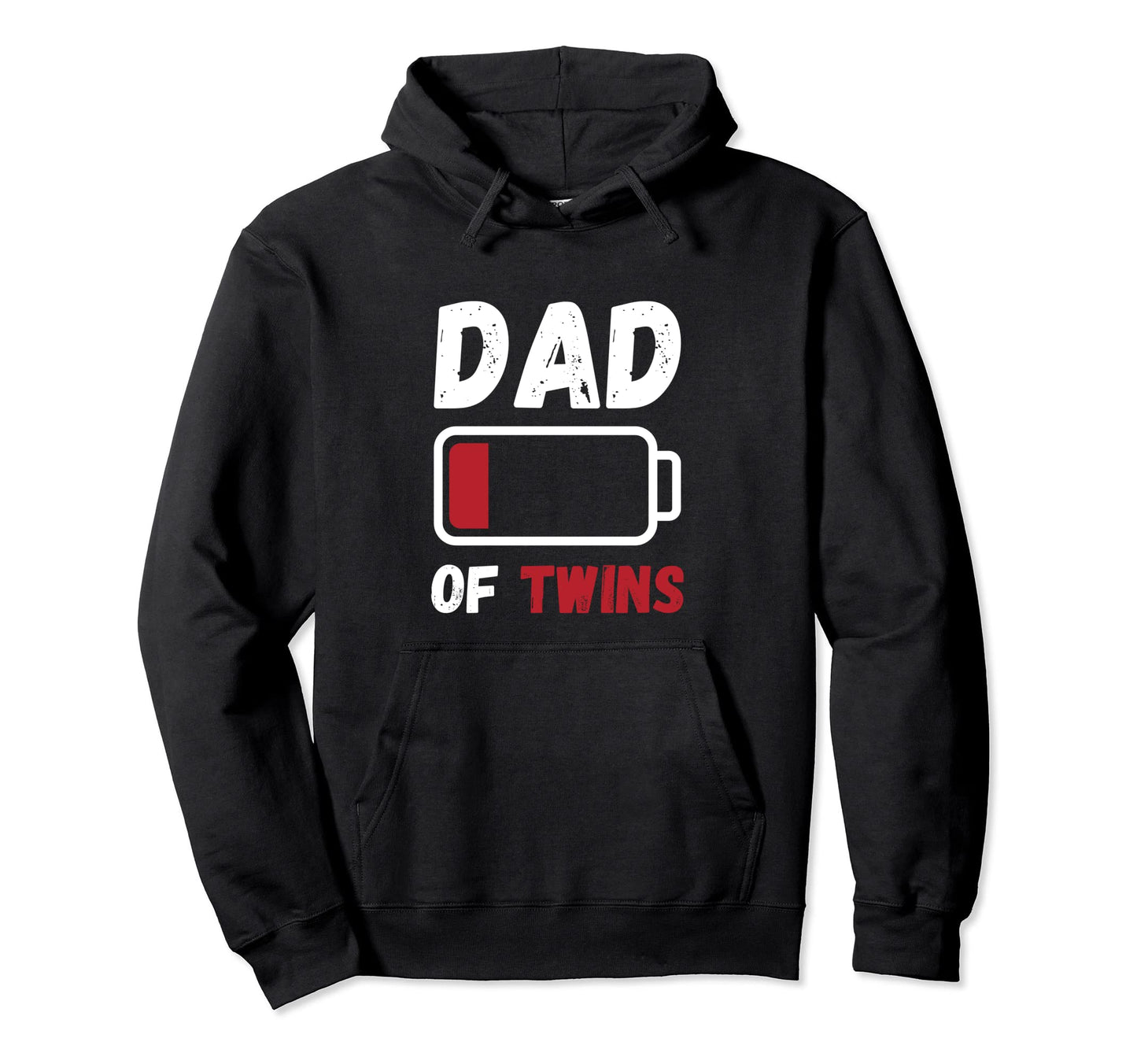 Dad Twins Fathers Day Fatherhood Empty Hoodie - Graphic Print Unisex - T-Shirt, Sweatshirt, Hoodie
