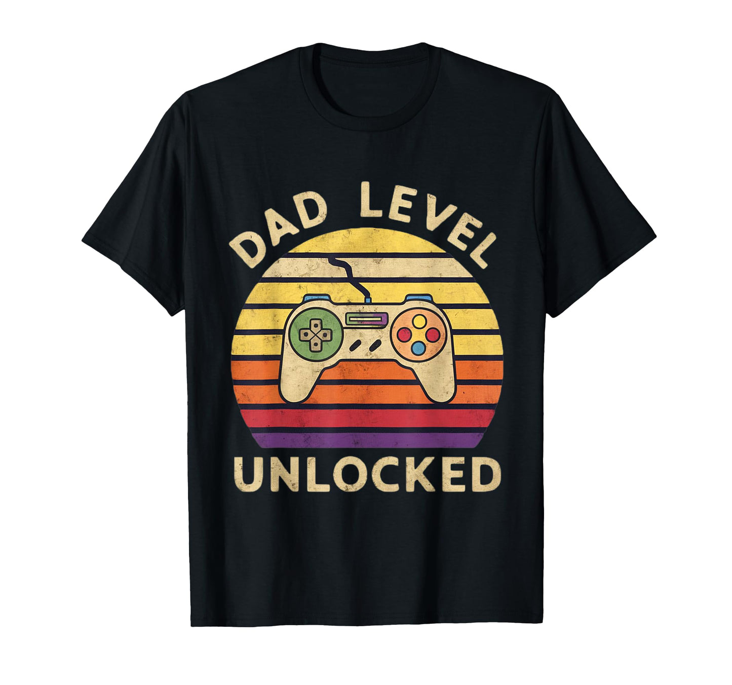 Dad Level Unlocked Funny New Dad T-Shirt - Custom Art Print for Adults - T-Shirt, Sweatshirt, Hoodie