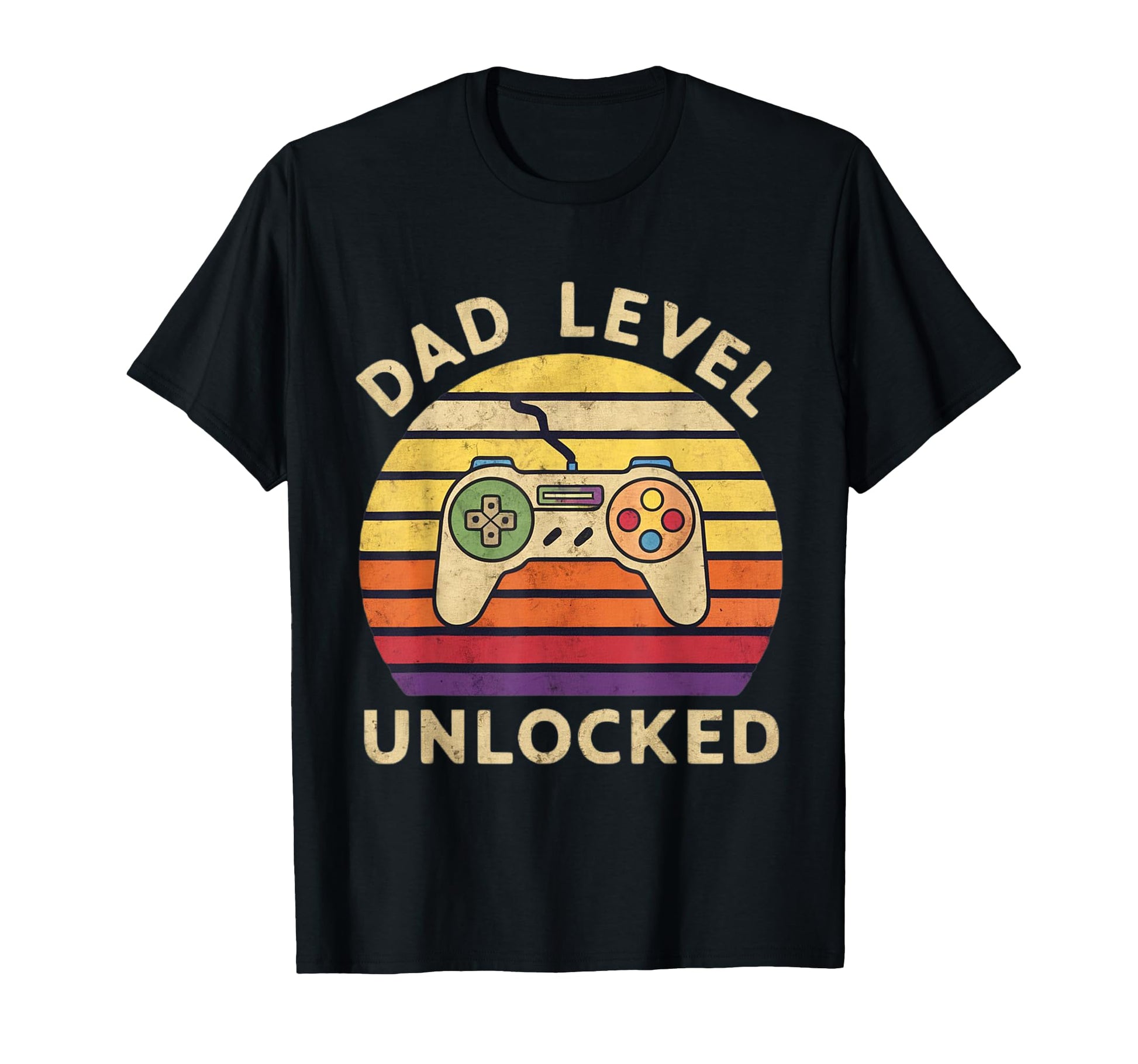Dad Level Unlocked Funny New Dad T-Shirt - Custom Art Print for Adults - T-Shirt, Sweatshirt, Hoodie
