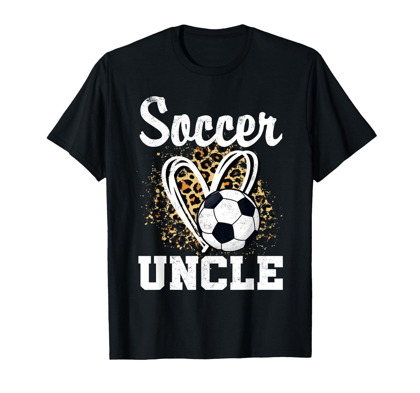 Soccer Uncle Leopard Heart Sweatshirt - Aesthetic Graphic for Adults - T-Shirt, Sweatshirt, Hoodie