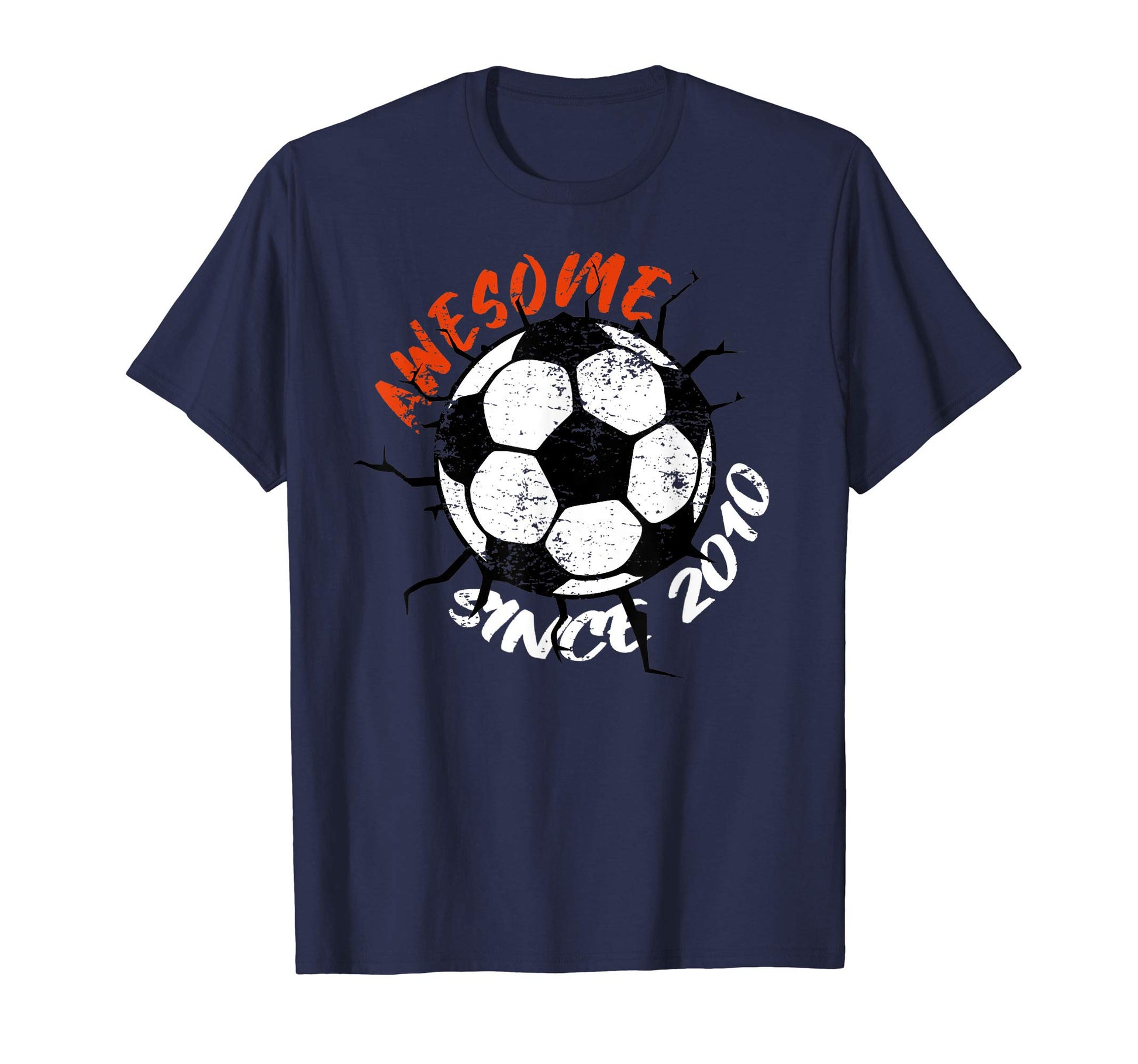 10Th Birthday 10 Years Old Soccer T-Shirt - Novelty Apparel Men Women - T-Shirt, Sweatshirt, Hoodie