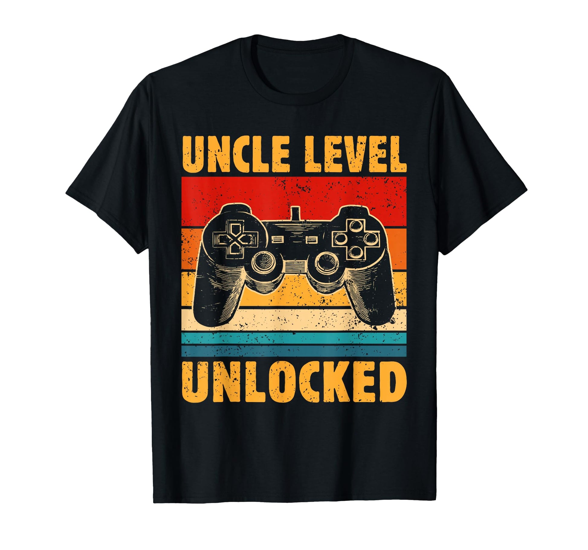 Video Gamer New Uncle Level Unlocked T-Shirt - Custom Art Print Men Women - T-Shirt, Sweatshirt, Hoodie