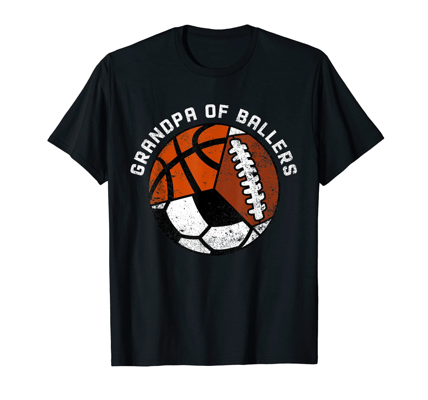 Mens Grandpa Ballers Funny Football T-Shirt - Streetwear Style Men Women - T-Shirt, Sweatshirt, Hoodie