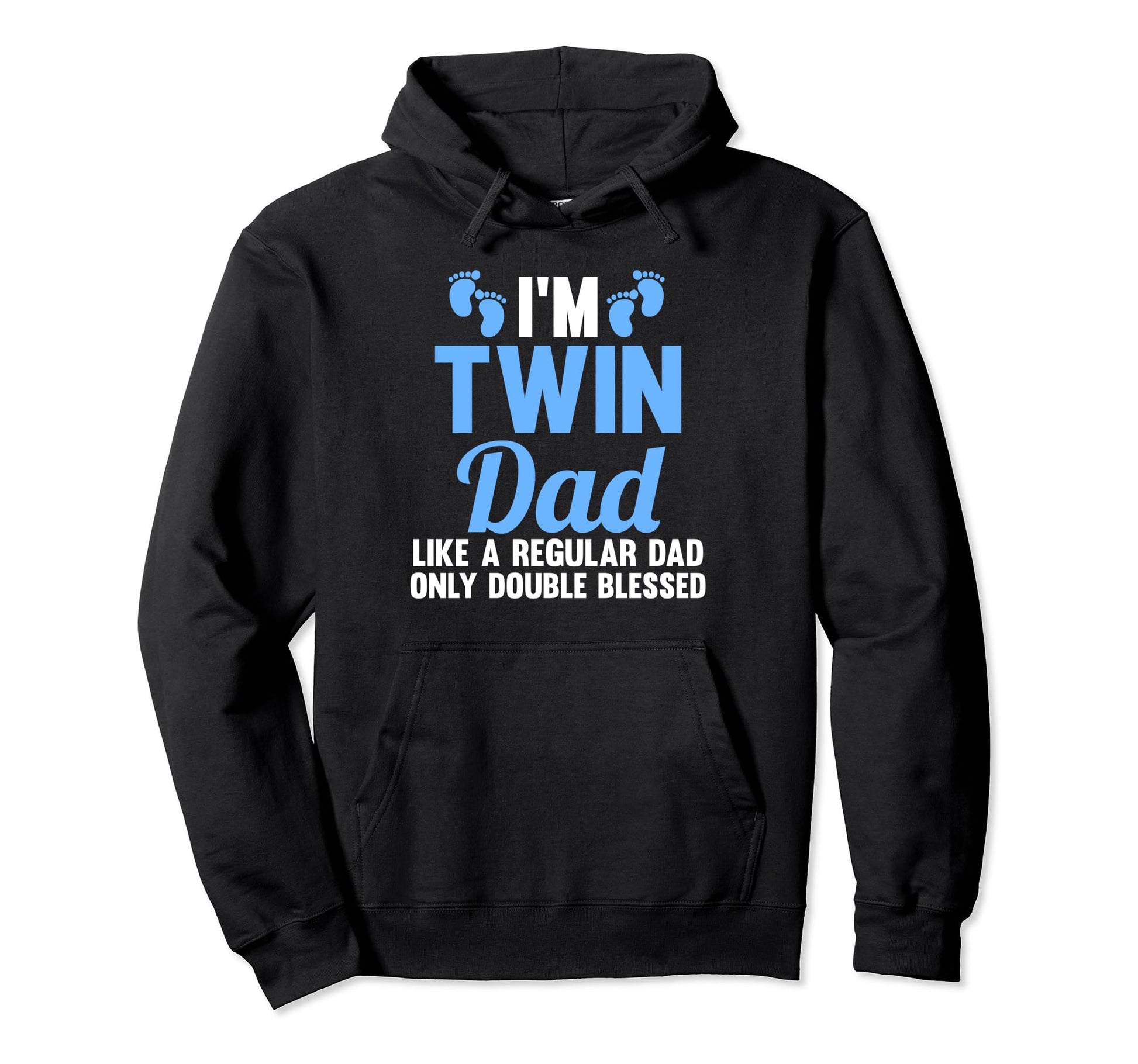 Twin Mom Like Regular Dad Only Double Hoodie - Novelty Apparel Men Women - T-Shirt, Sweatshirt, Hoodie