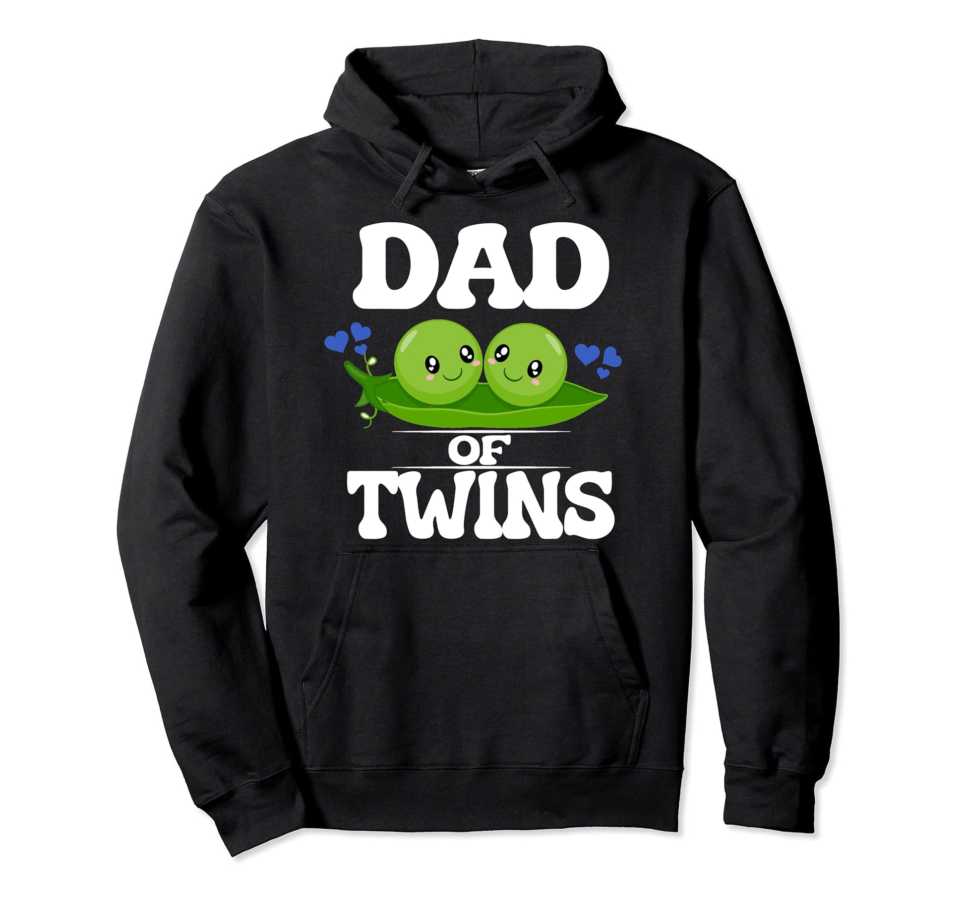 Dad Twins Peas Father Hoodie - Casual Everyday Wear Men Women - T-Shirt, Sweatshirt, Hoodie