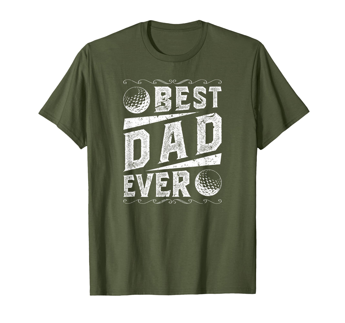 Best Dad Golf T-Shirt - Custom Art Print Unisex - T-Shirt, Sweatshirt, Hoodie