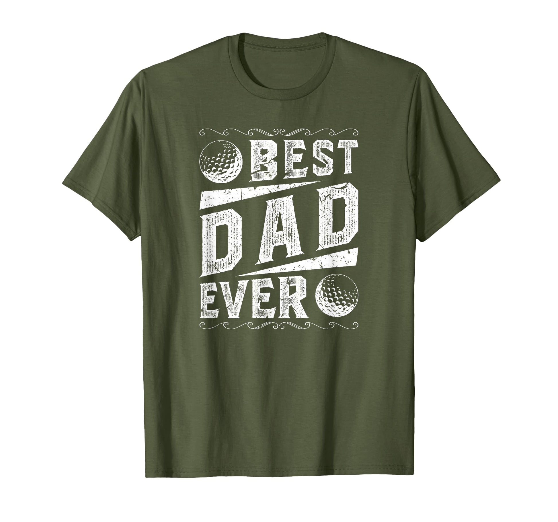 Best Dad Golf T-Shirt - Custom Art Print Unisex - T-Shirt, Sweatshirt, Hoodie