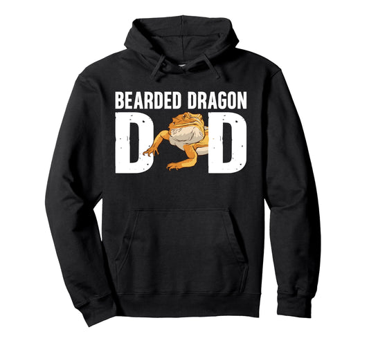 Bearded Dragon Dad Bearded Dragon Owner Hoodie - Custom Art Print Unisex - T-Shirt, Sweatshirt, Hoodie