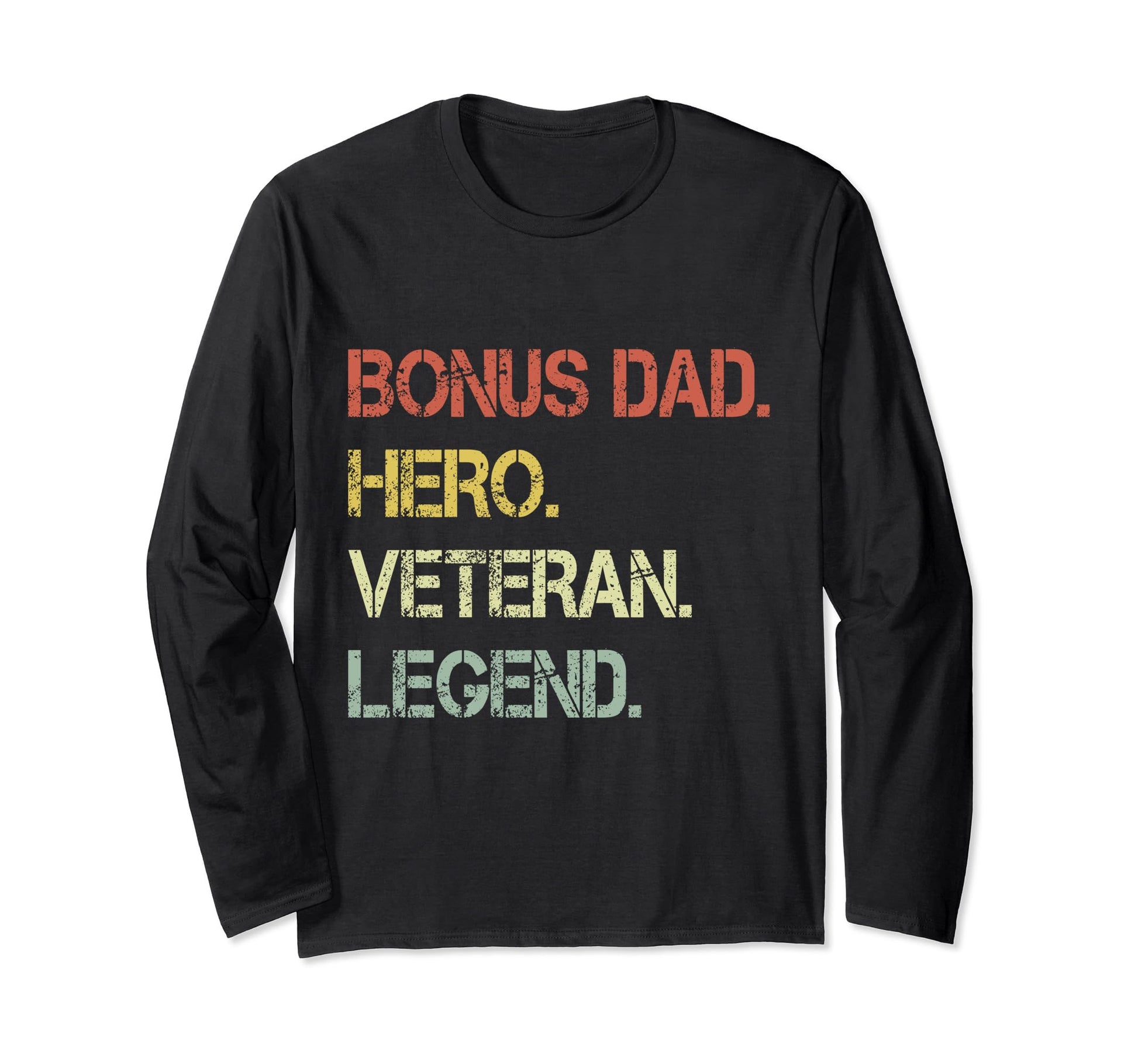 Veteran Stepdad Gifts Veteran Sweatshirt - Fun Novelty Design for Adults - T-Shirt, Sweatshirt, Hoodie