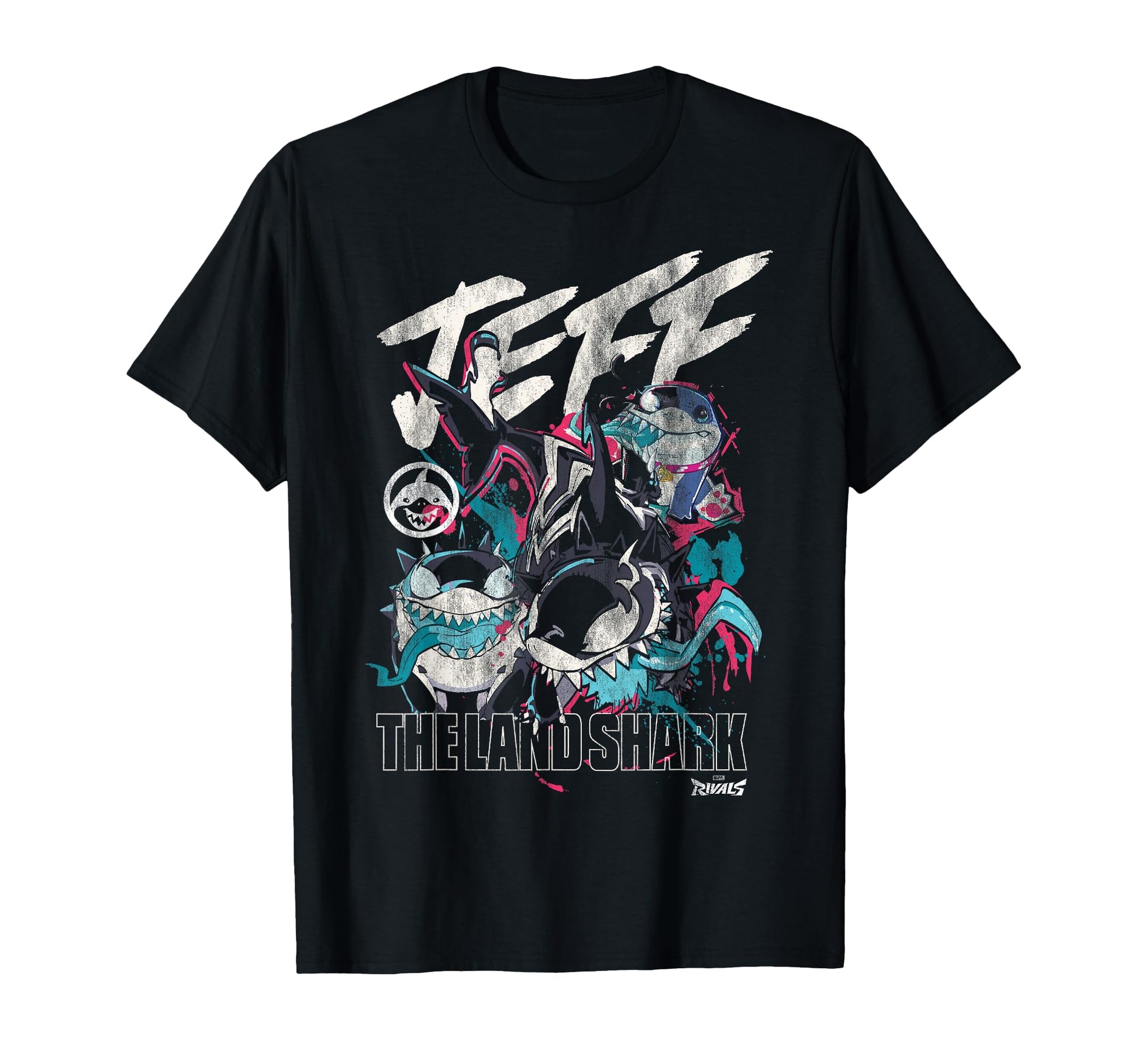 Marvel Rivals Jeff Land Shark Friends T-Shirt - Trendy Graphic Unisex - T-Shirt, Sweatshirt, Hoodie