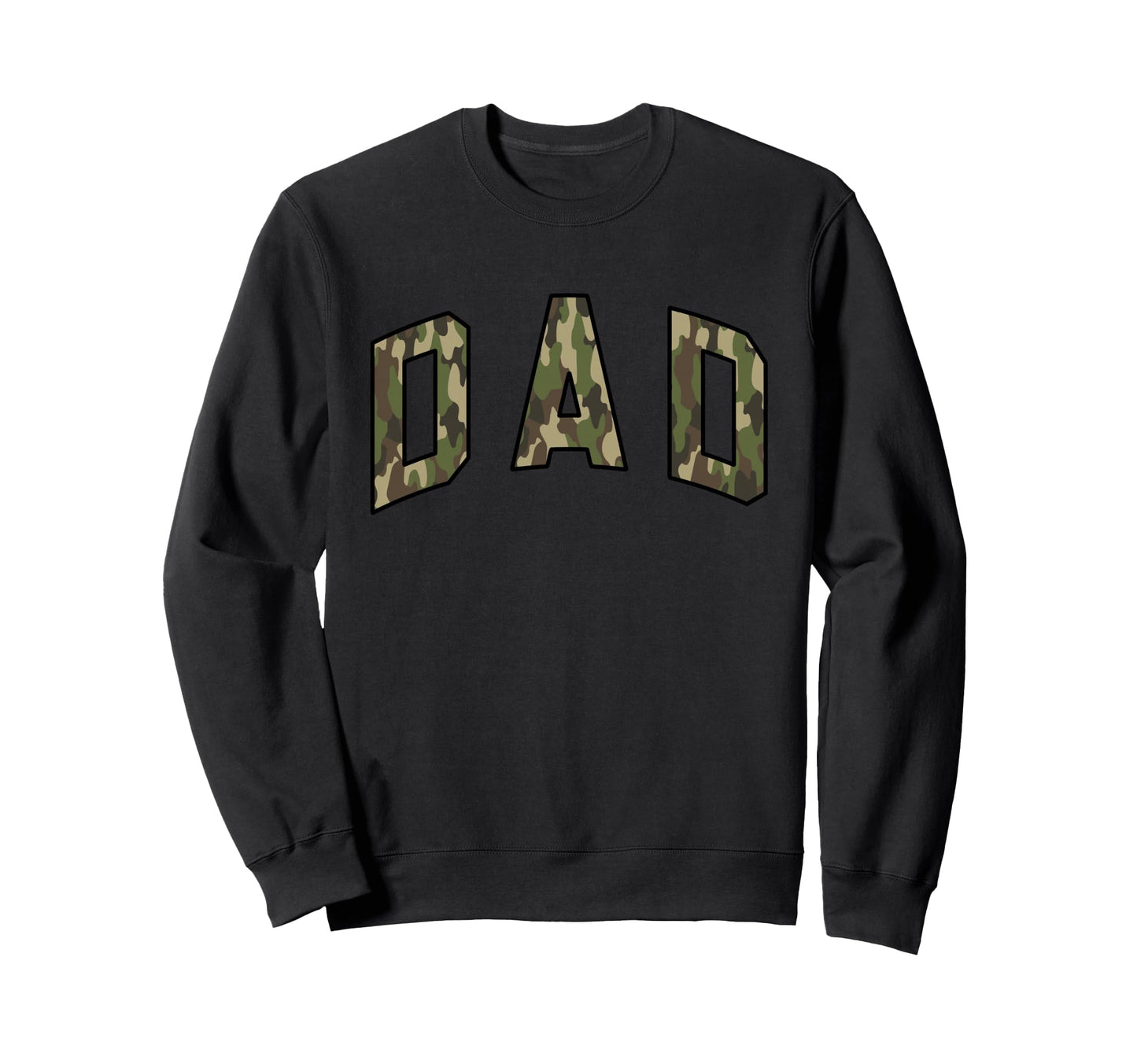 Camo Dad Hunting Old Camouflage Dad Sweatshirt - Trendy Graphic Unisex - T-Shirt, Sweatshirt, Hoodie