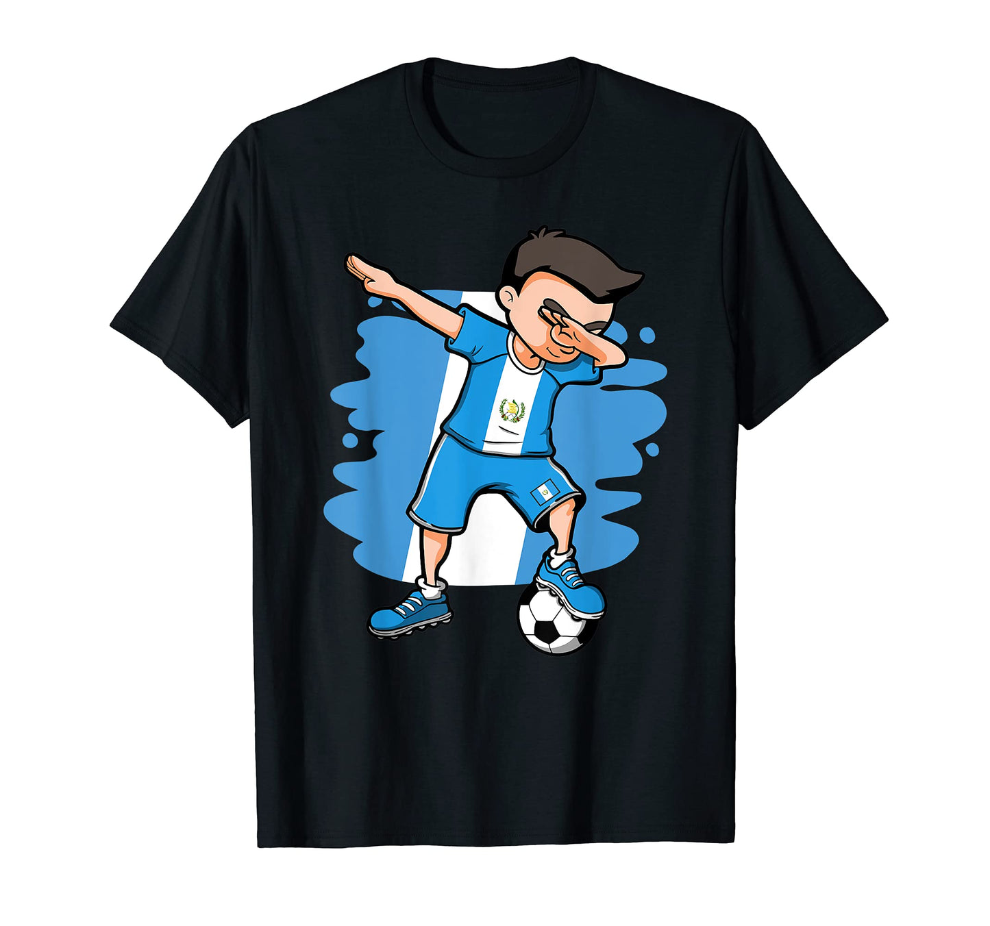 Dabbing Soccer Guatemala Jersey T-Shirt - Casual Everyday Wear Unisex - T-Shirt, Sweatshirt, Hoodie