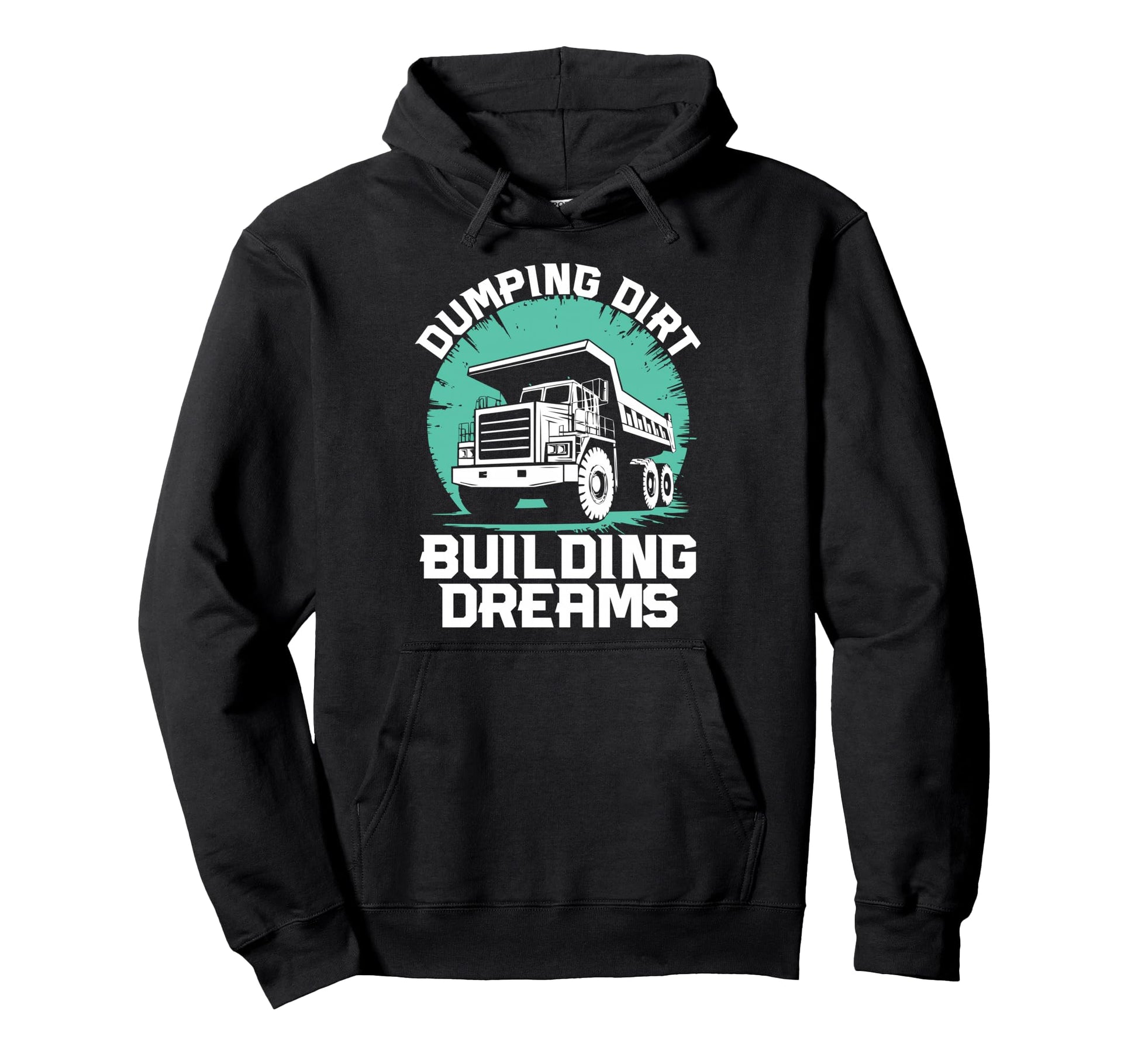 Dump Truck Operator Truck Driver Hoodie - Minimalist Print for Adults - T-Shirt, Sweatshirt, Hoodie