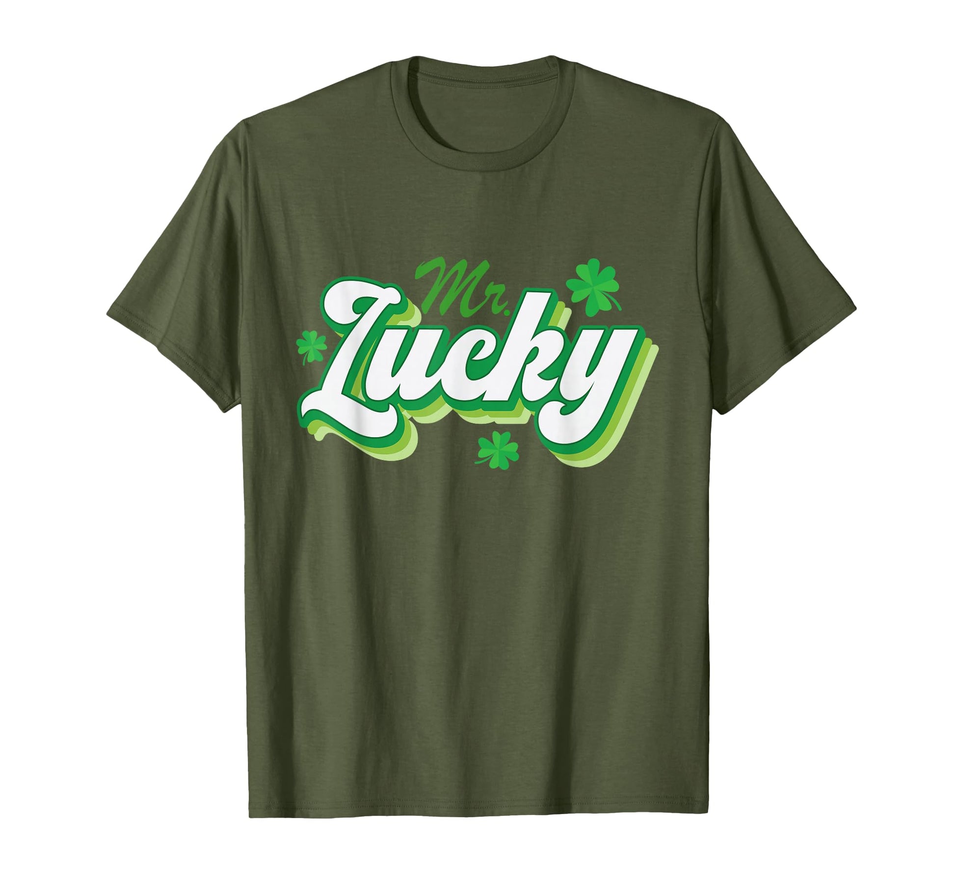 Mr Lucky Clover Shamlock St Patricks T-Shirt - Streetwear Style for Adults - T-Shirt, Sweatshirt, Hoodie