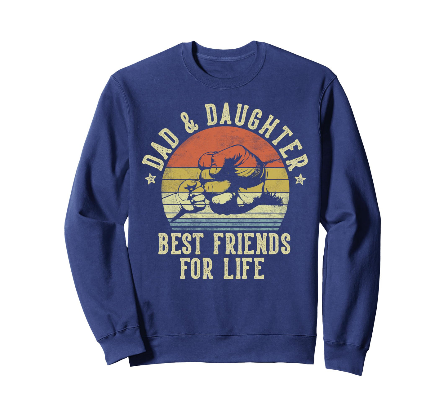 Dad And Daughter Best Friends Sweatshirt - Minimalist Print for Adults - T-Shirt, Sweatshirt, Hoodie