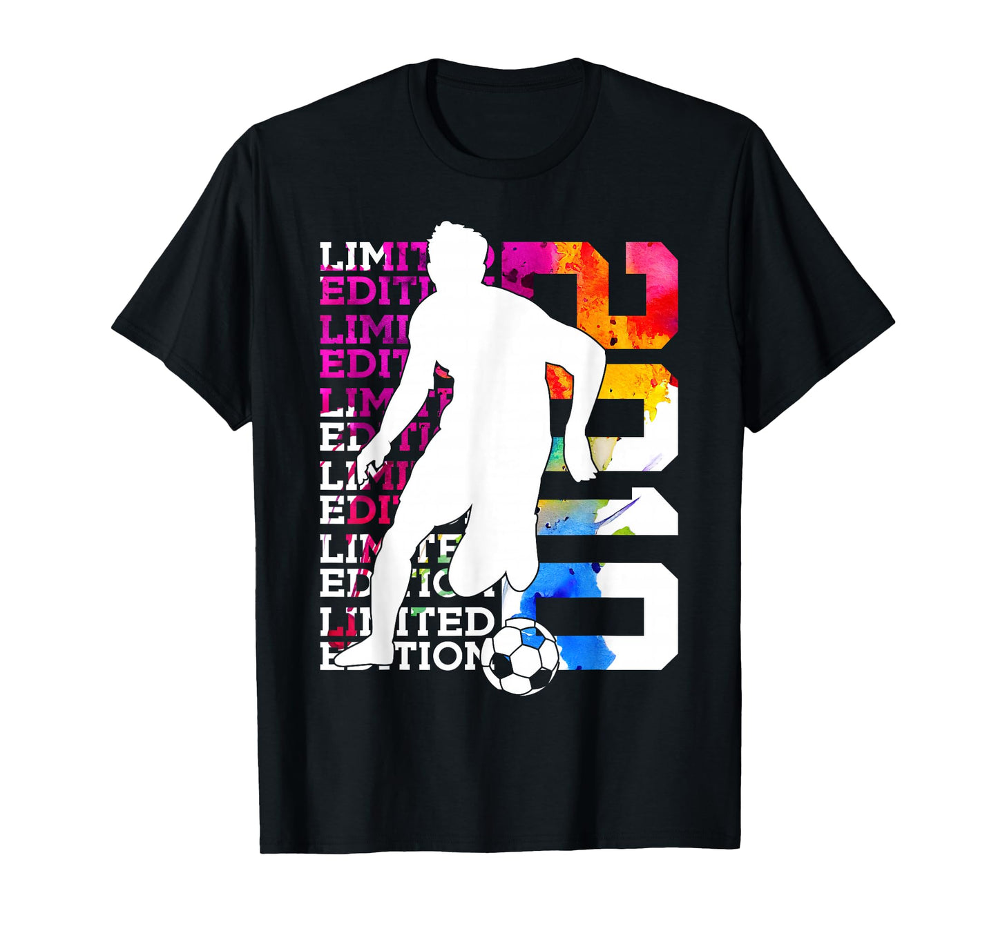 2010 16 Years Soccer 16Th Birthday T-Shirt - Minimalist Print Unisex - T-Shirt, Sweatshirt, Hoodie